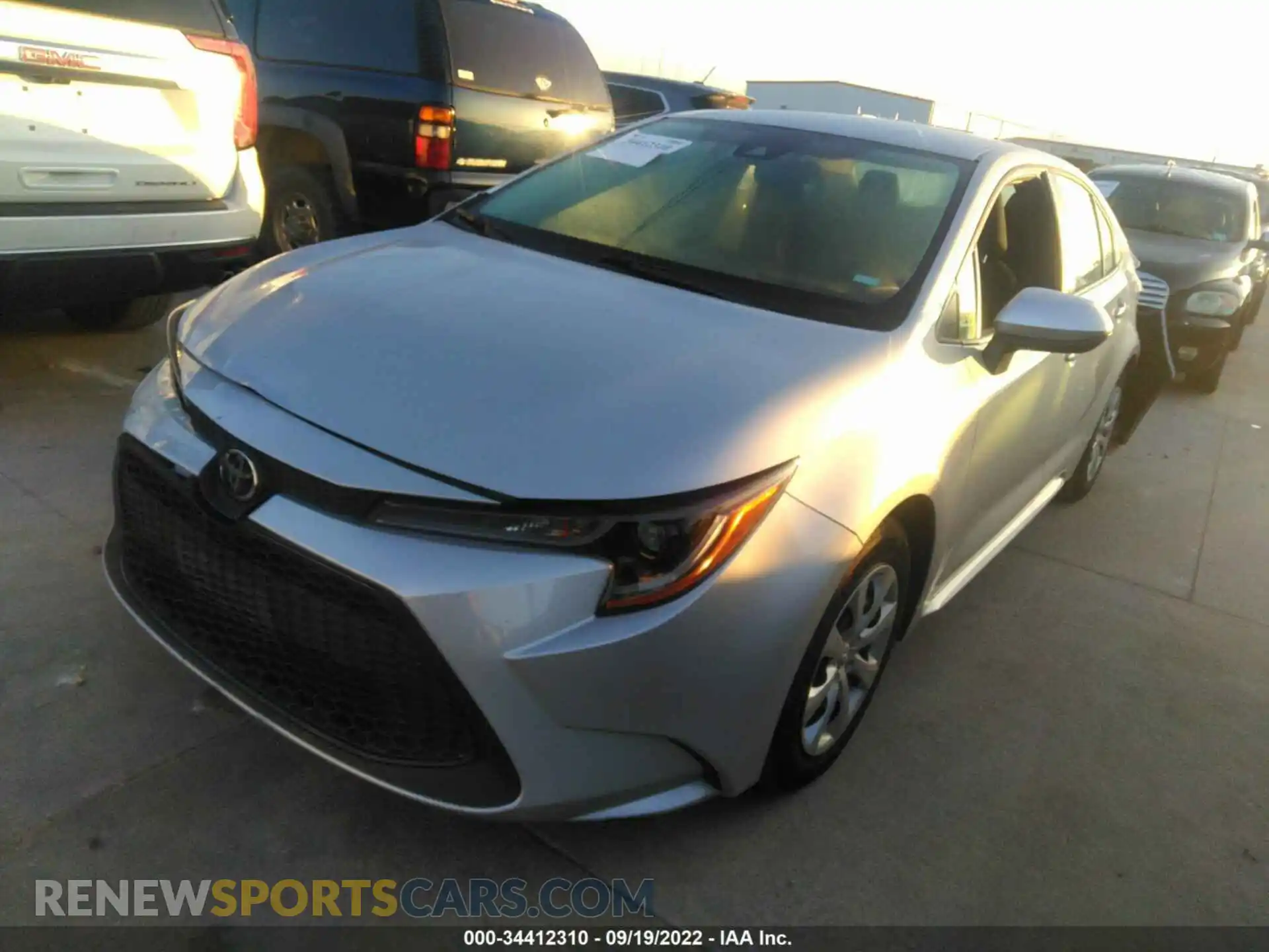 2 Фотография поврежденного автомобиля 5YFEPMAE3MP243607 TOYOTA COROLLA 2021