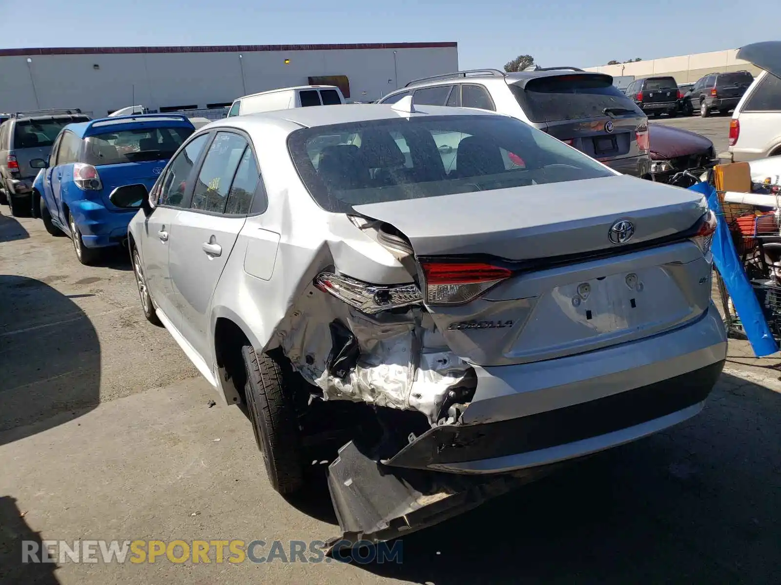 3 Photograph of a damaged car 5YFEPMAE3MP244837 TOYOTA COROLLA 2021