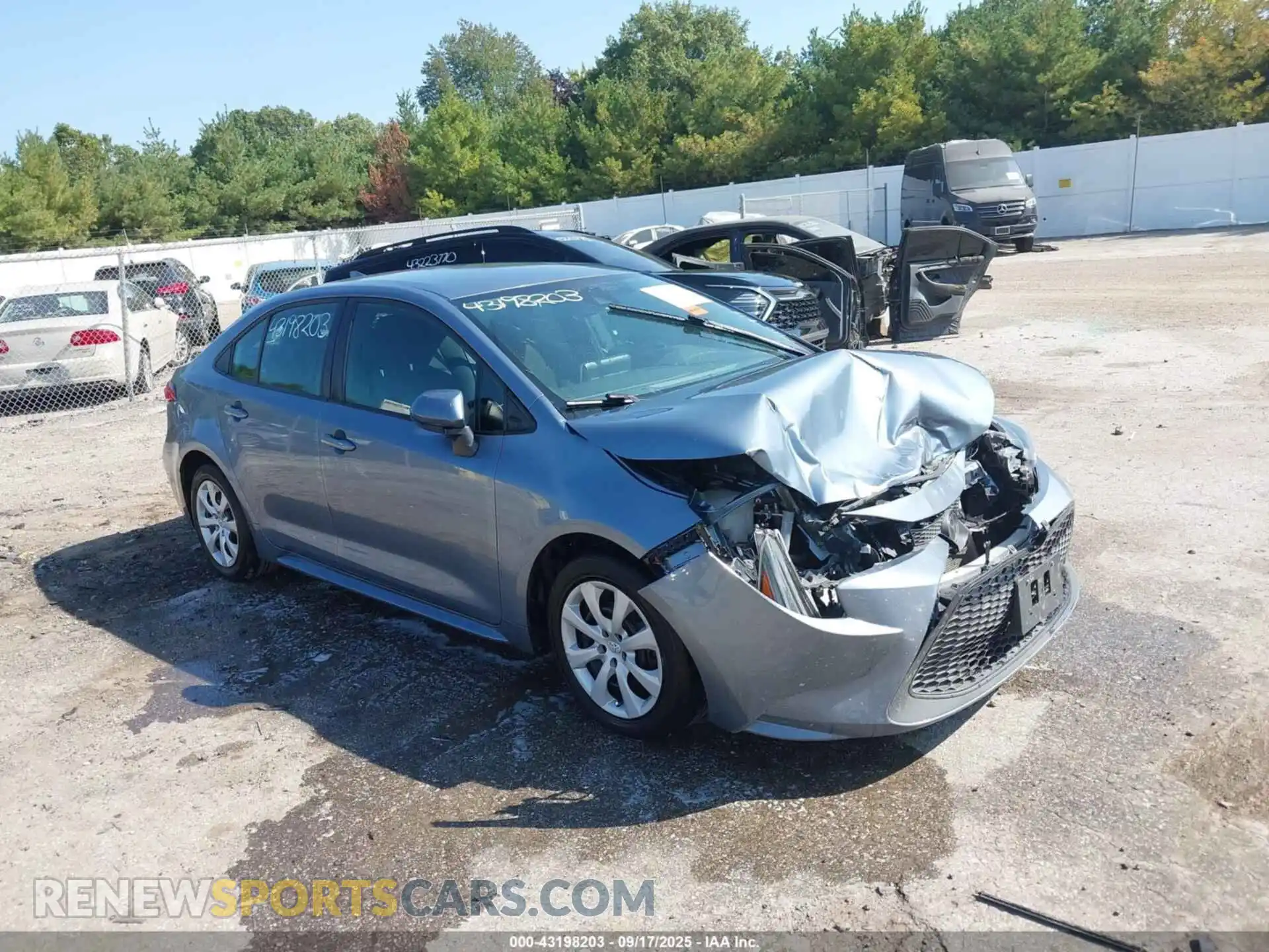 1 Photograph of a damaged car 5YFEPMAE3MP246491 TOYOTA COROLLA 2021