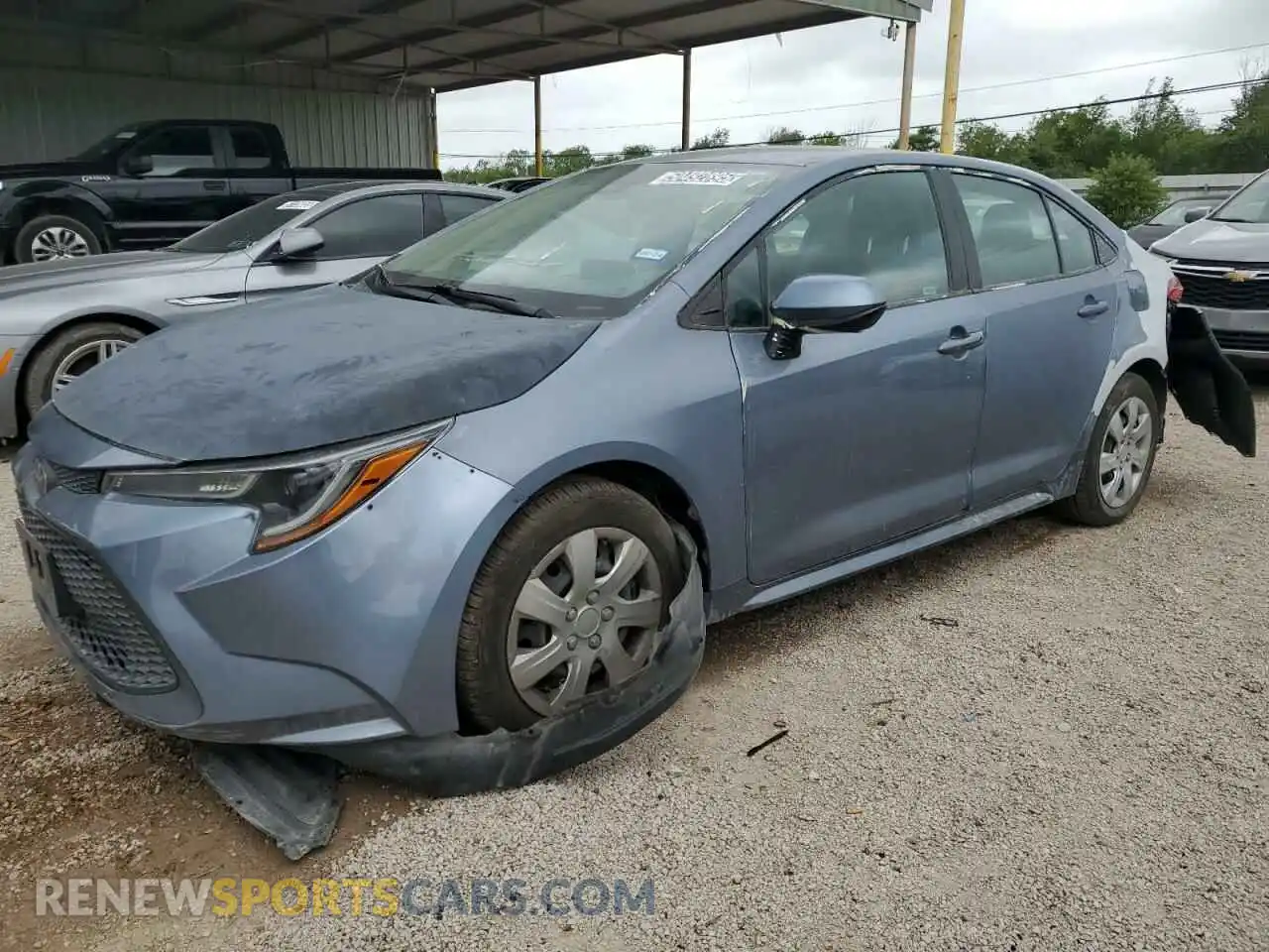 1 Photograph of a damaged car 5YFEPMAE3MP246846 TOYOTA COROLLA 2021