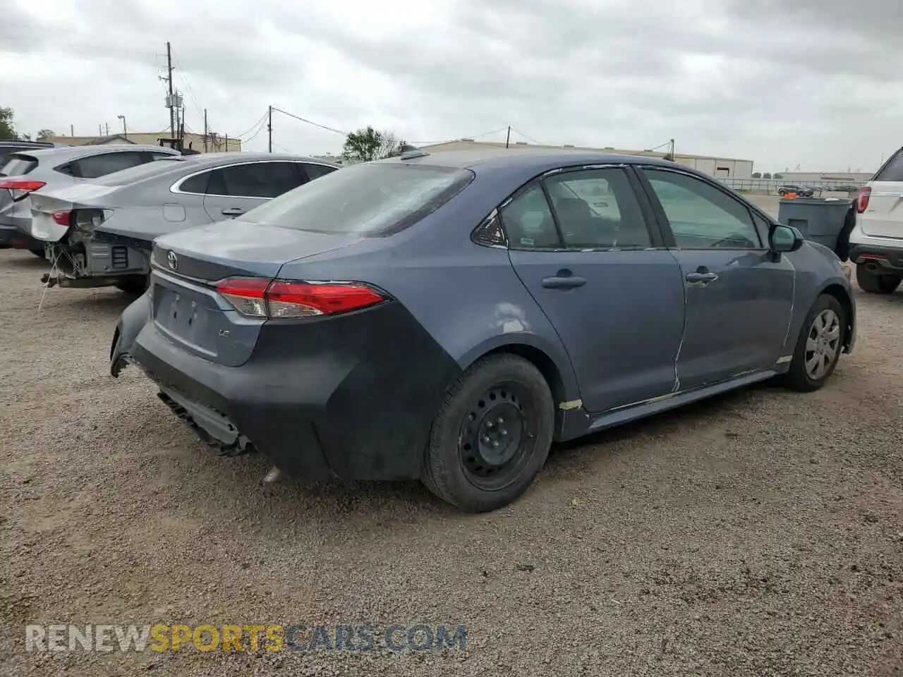 3 Photograph of a damaged car 5YFEPMAE3MP246846 TOYOTA COROLLA 2021