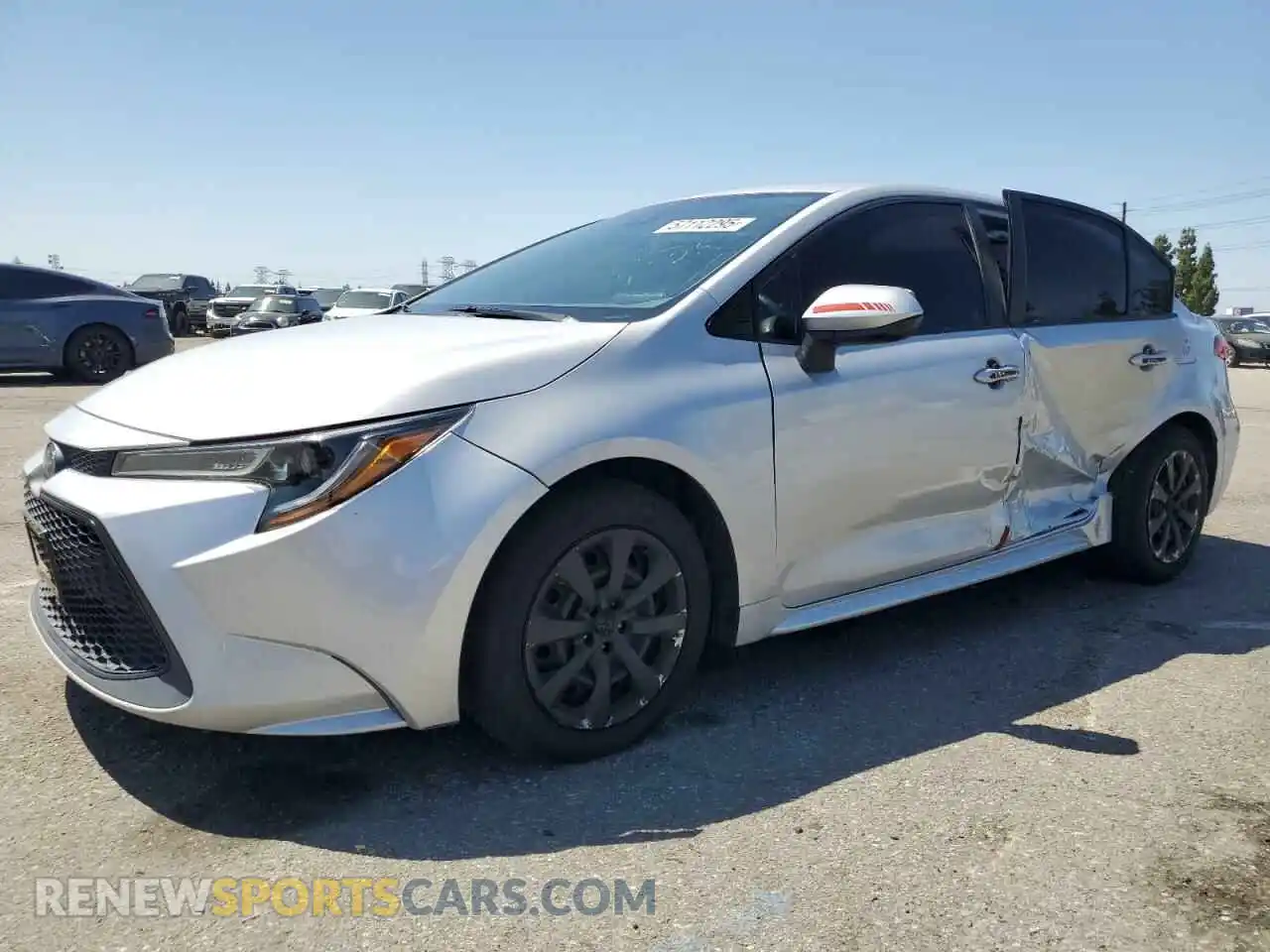 1 Photograph of a damaged car 5YFEPMAE3MP247060 TOYOTA COROLLA 2021