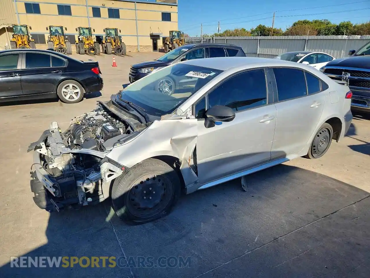 1 Photograph of a damaged car 5YFEPMAE3MP249259 TOYOTA COROLLA 2021