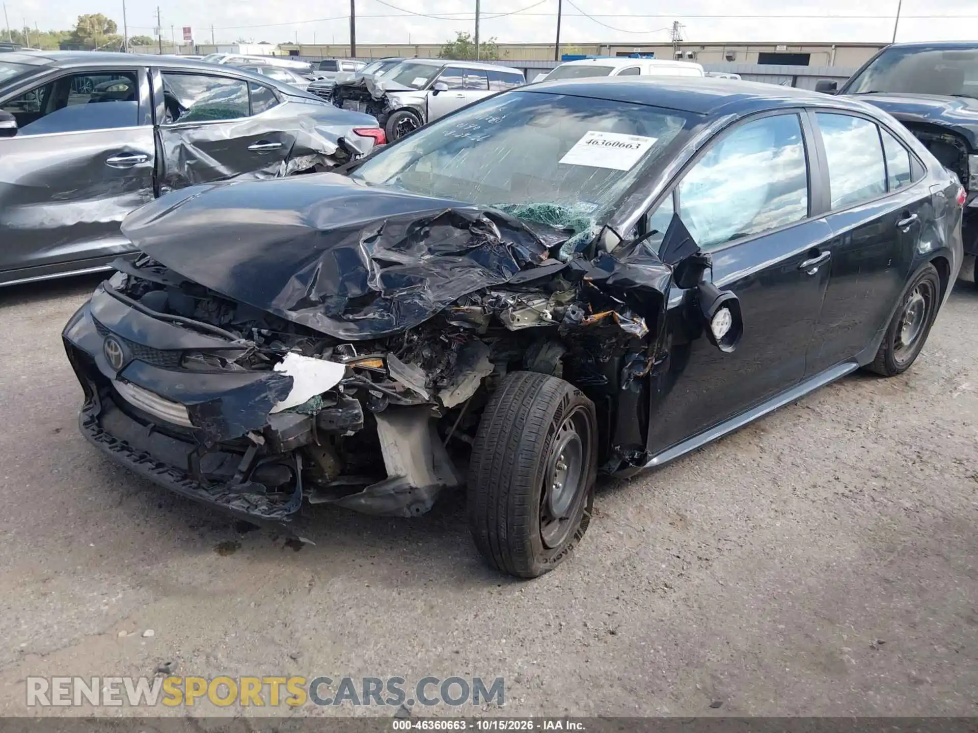 2 Photograph of a damaged car 5YFEPMAE3MP250170 TOYOTA COROLLA 2021