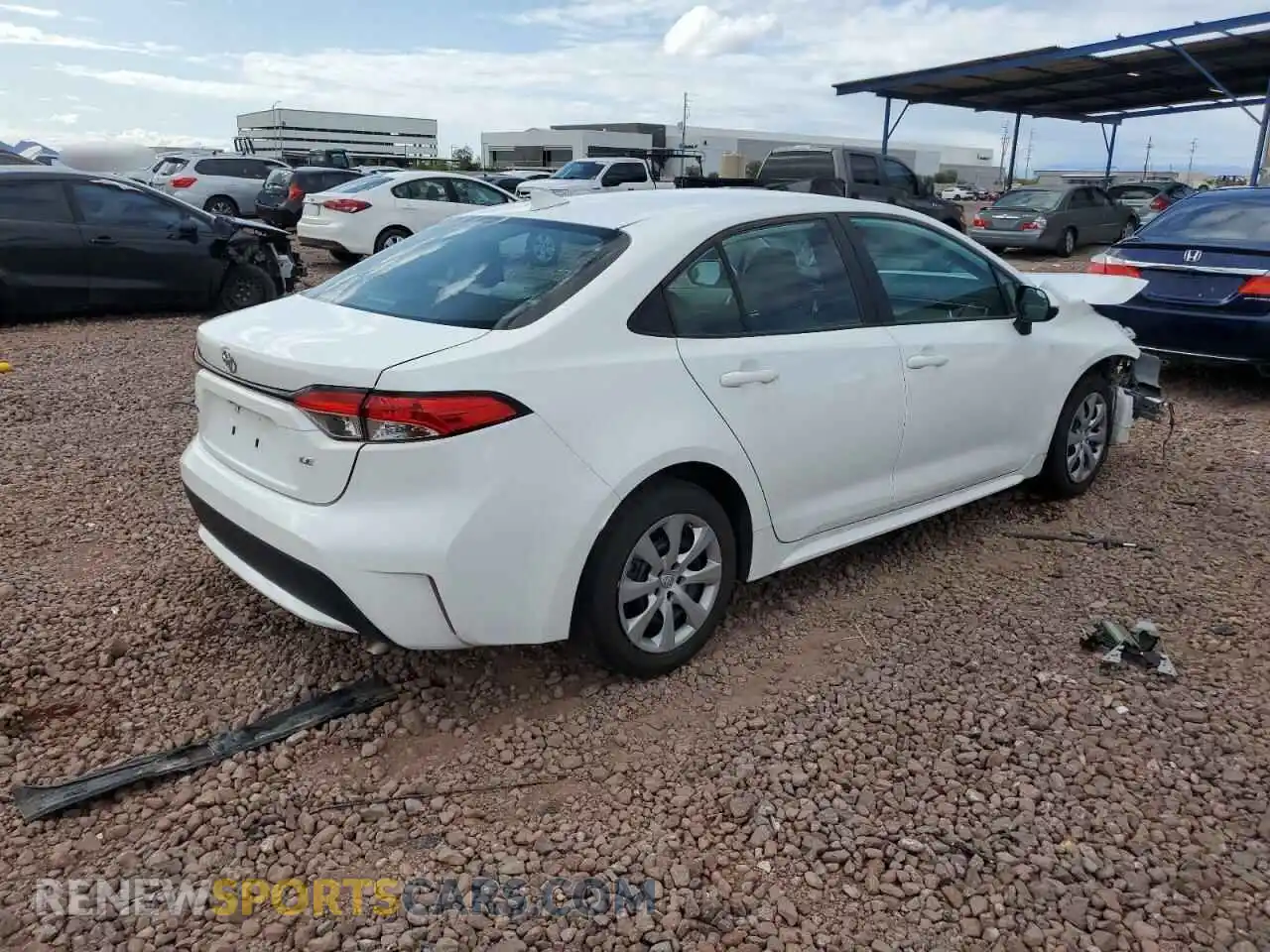 3 Photograph of a damaged car 5YFEPMAE3MP254252 TOYOTA COROLLA 2021