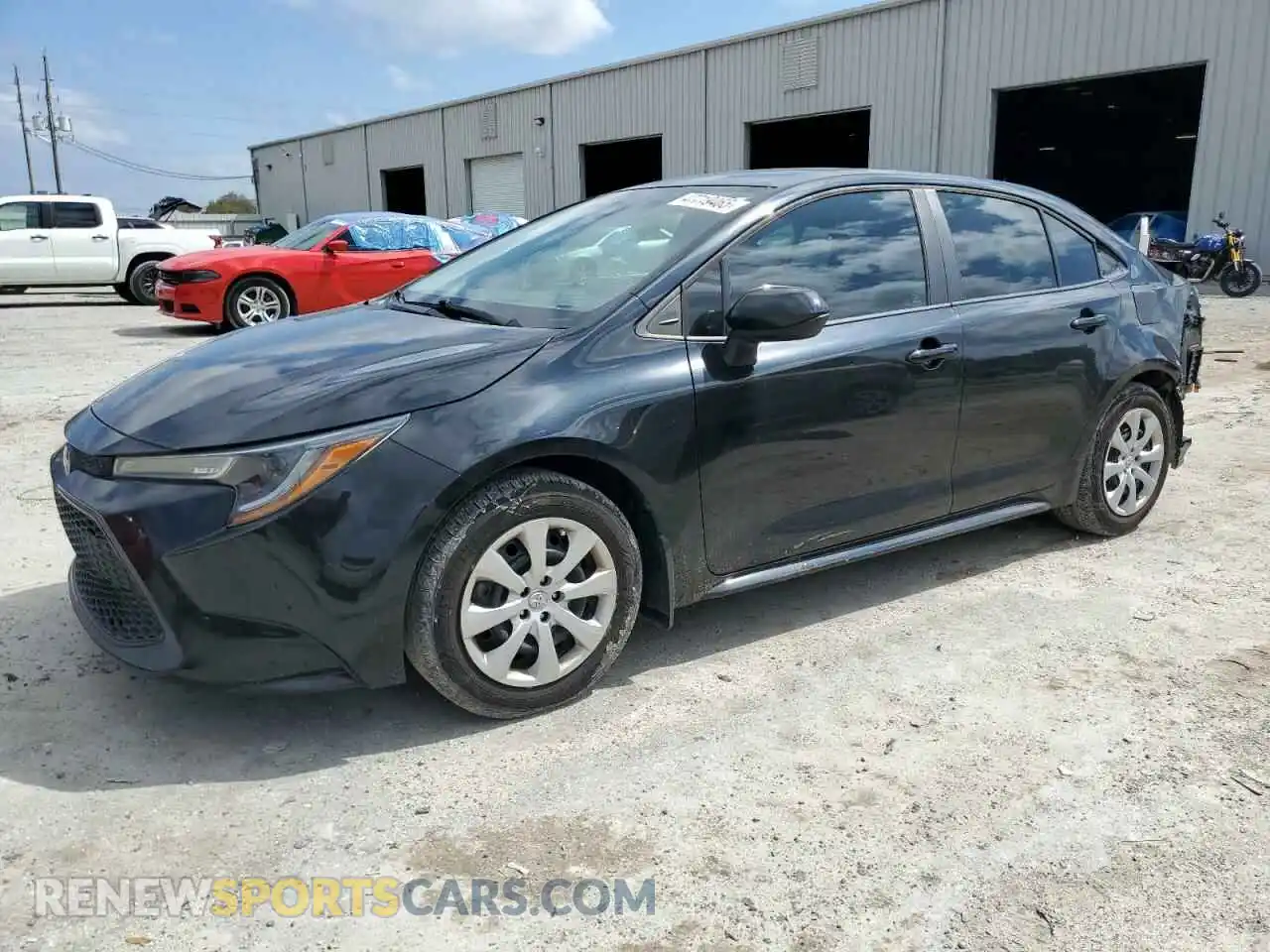 1 Photograph of a damaged car 5YFEPMAE3MP257426 TOYOTA COROLLA 2021