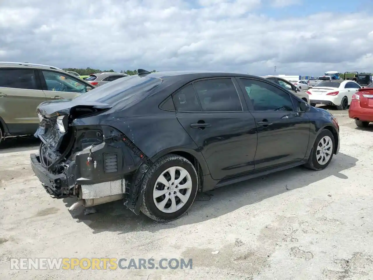 3 Photograph of a damaged car 5YFEPMAE3MP257426 TOYOTA COROLLA 2021