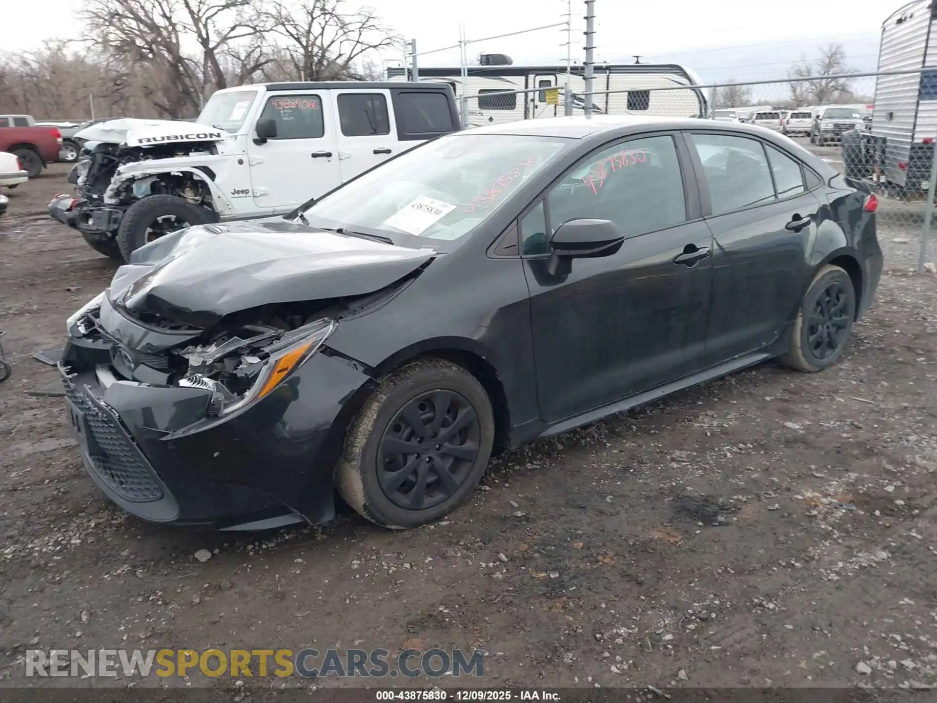 2 Photograph of a damaged car 5YFEPMAE3MP257751 TOYOTA COROLLA 2021