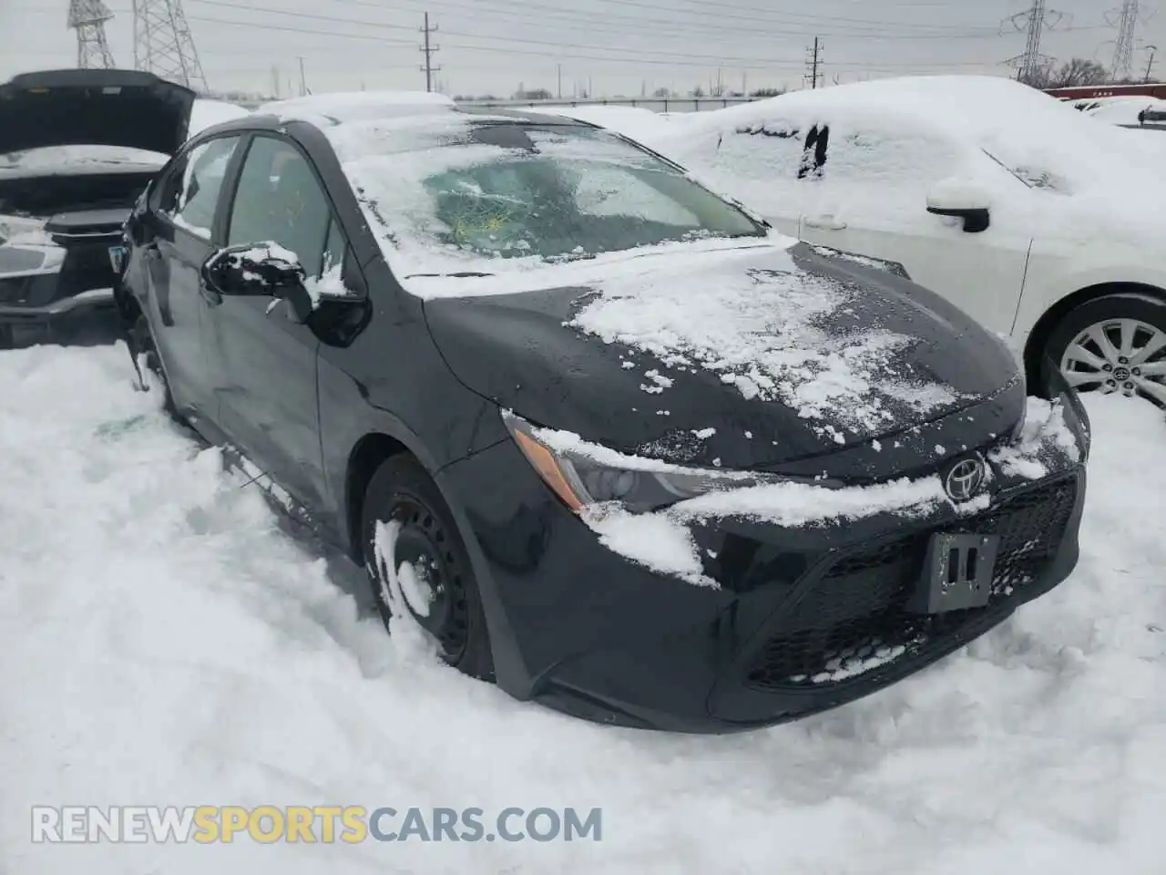 1 Photograph of a damaged car 5YFEPMAE3MP260925 TOYOTA COROLLA 2021
