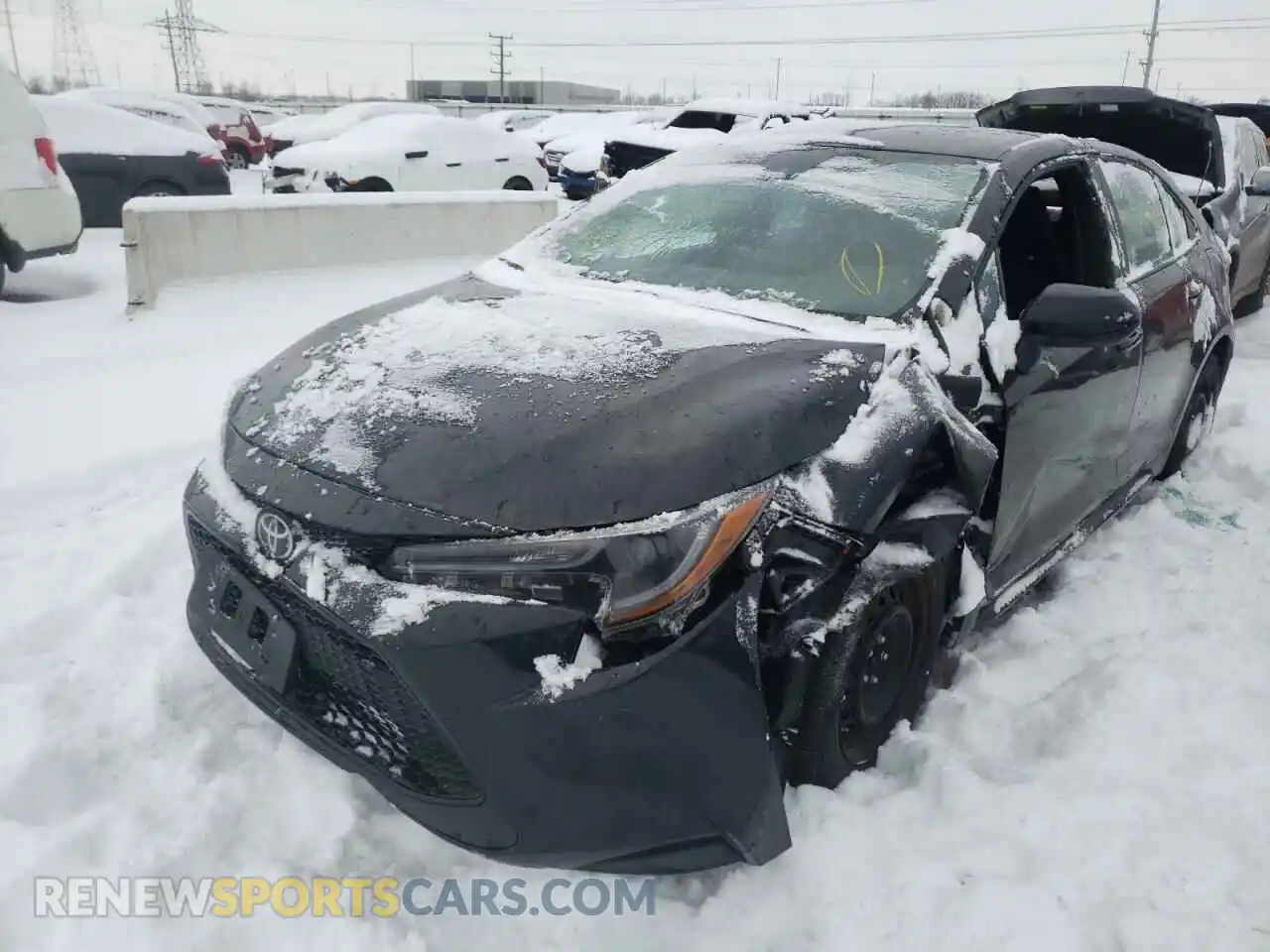 2 Photograph of a damaged car 5YFEPMAE3MP260925 TOYOTA COROLLA 2021