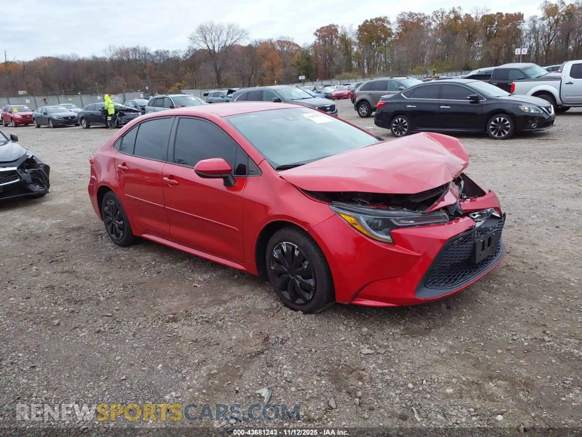 1 Photograph of a damaged car 5YFEPMAE3MP267681 TOYOTA COROLLA 2021