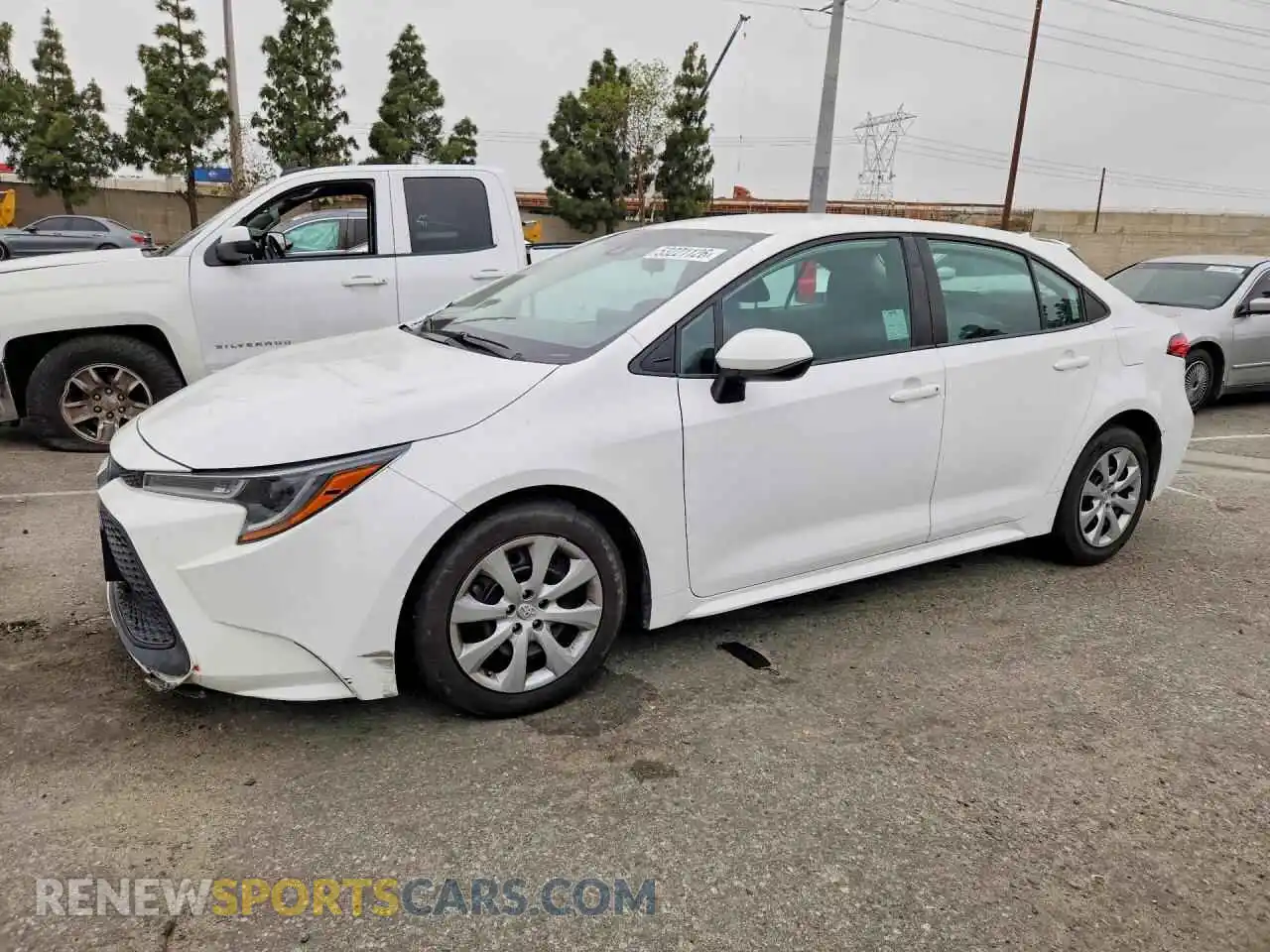 1 Photograph of a damaged car 5YFEPMAE3MP268510 TOYOTA COROLLA 2021