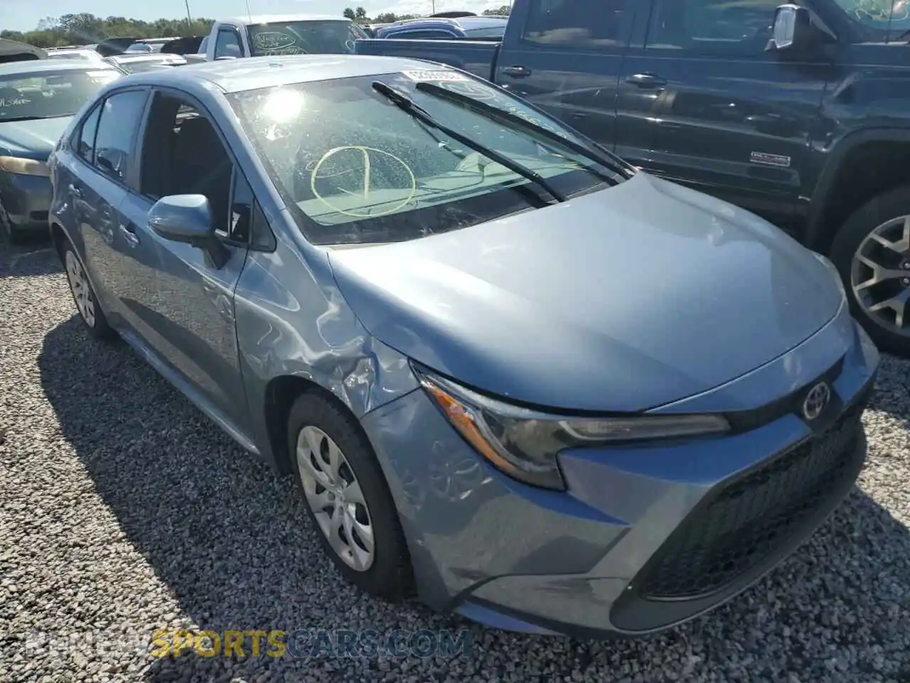1 Photograph of a damaged car 5YFEPMAE4MP147288 TOYOTA COROLLA 2021