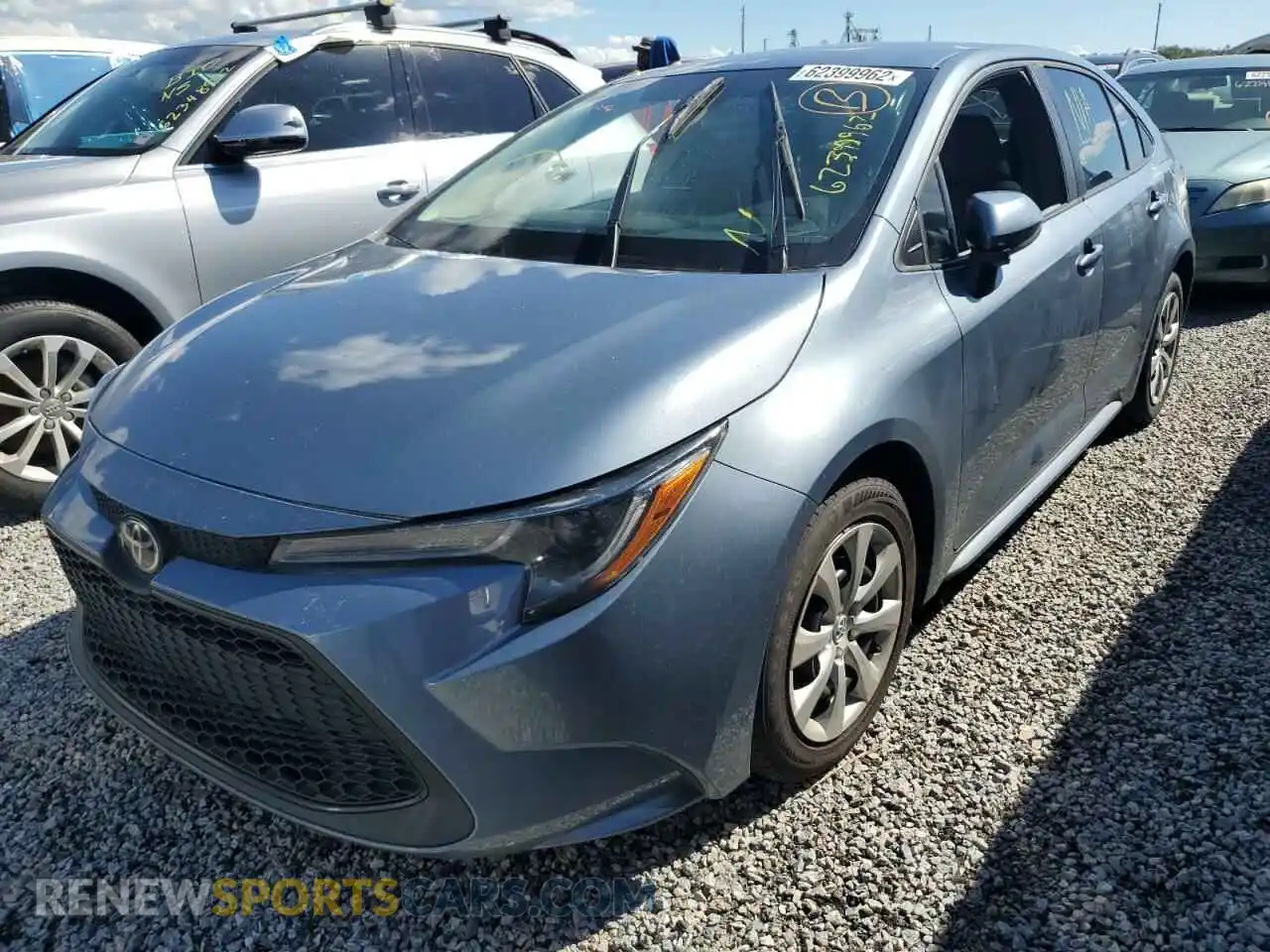 2 Photograph of a damaged car 5YFEPMAE4MP147288 TOYOTA COROLLA 2021