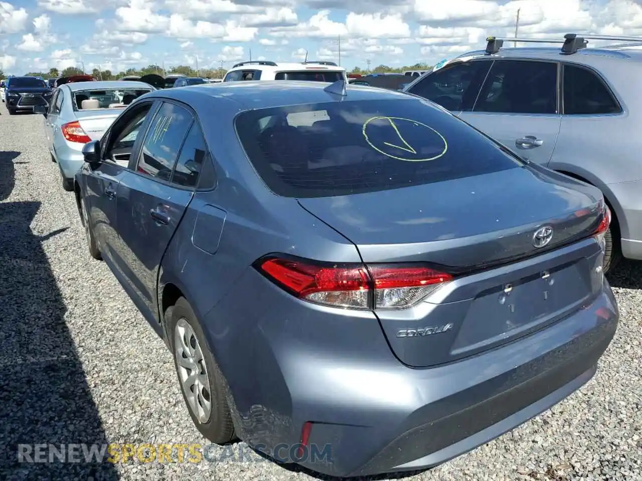3 Photograph of a damaged car 5YFEPMAE4MP147288 TOYOTA COROLLA 2021