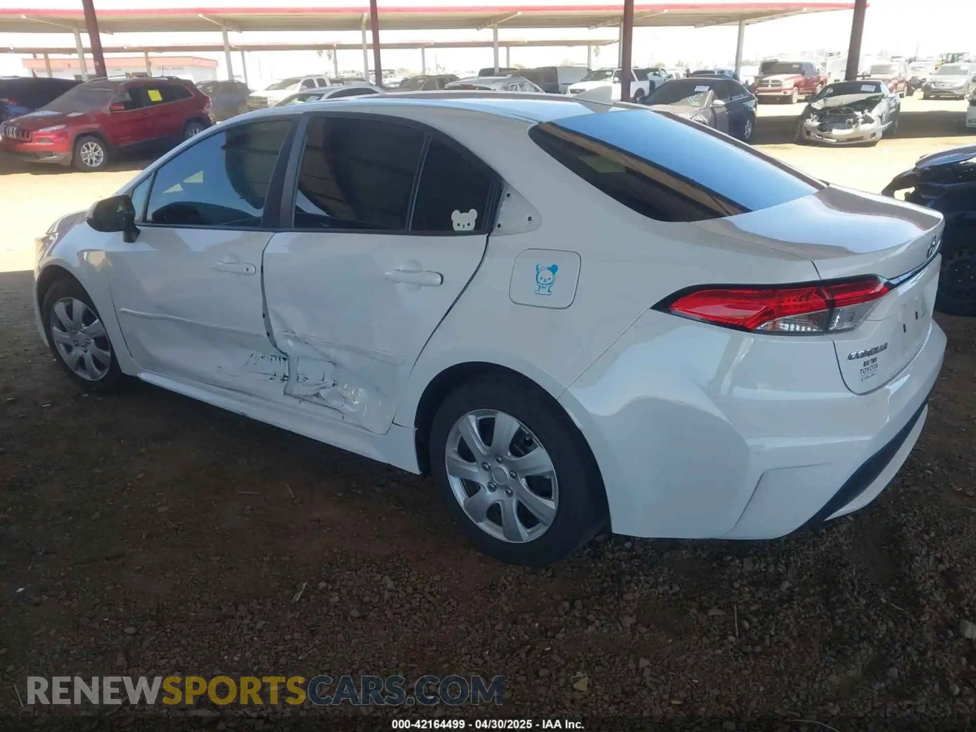 3 Photograph of a damaged car 5YFEPMAE4MP148246 TOYOTA COROLLA 2021