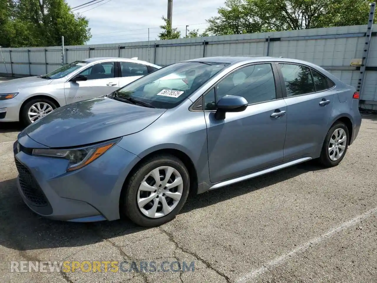 1 fotografías del automóvil dañado 5YFEPMAE4MP152118 TOYOTA COROLLA 2021