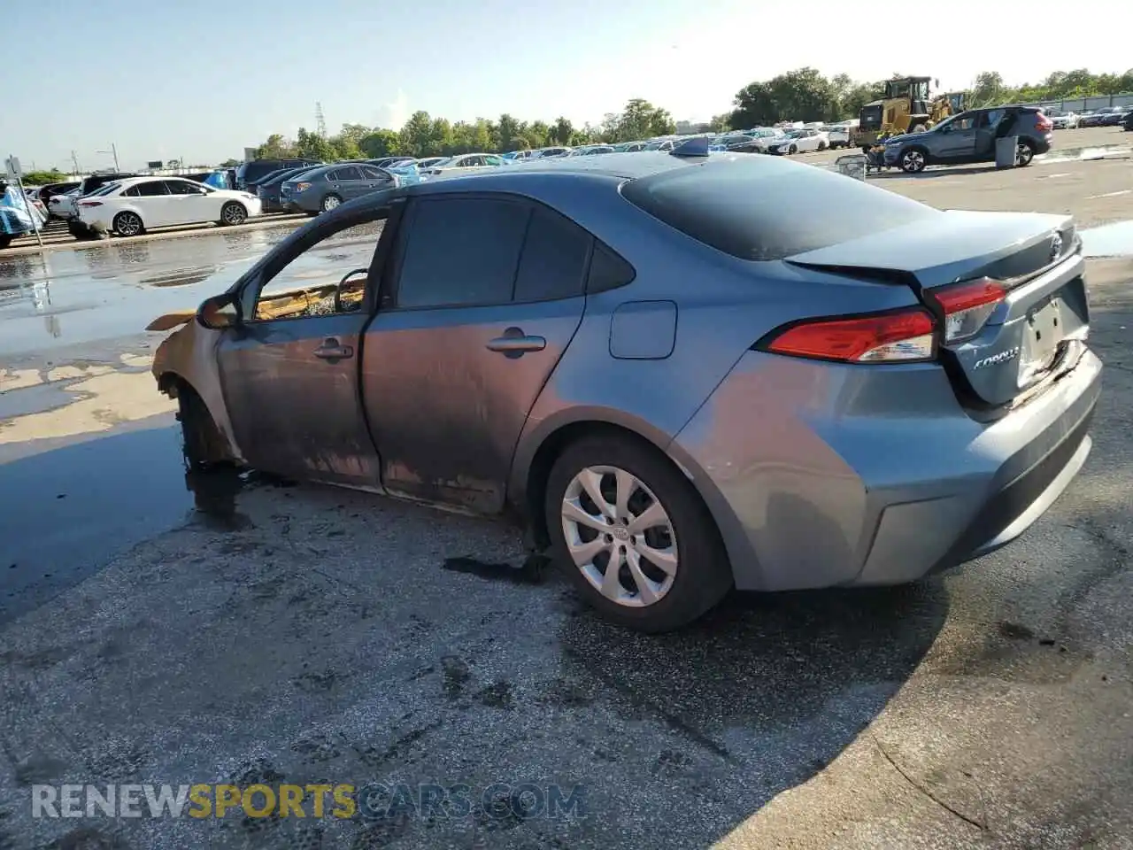 2 Photograph of a damaged car 5YFEPMAE4MP154032 TOYOTA COROLLA 2021