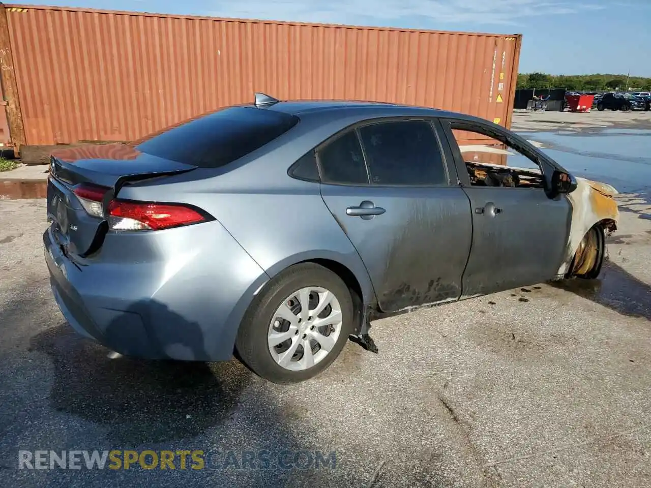3 Photograph of a damaged car 5YFEPMAE4MP154032 TOYOTA COROLLA 2021