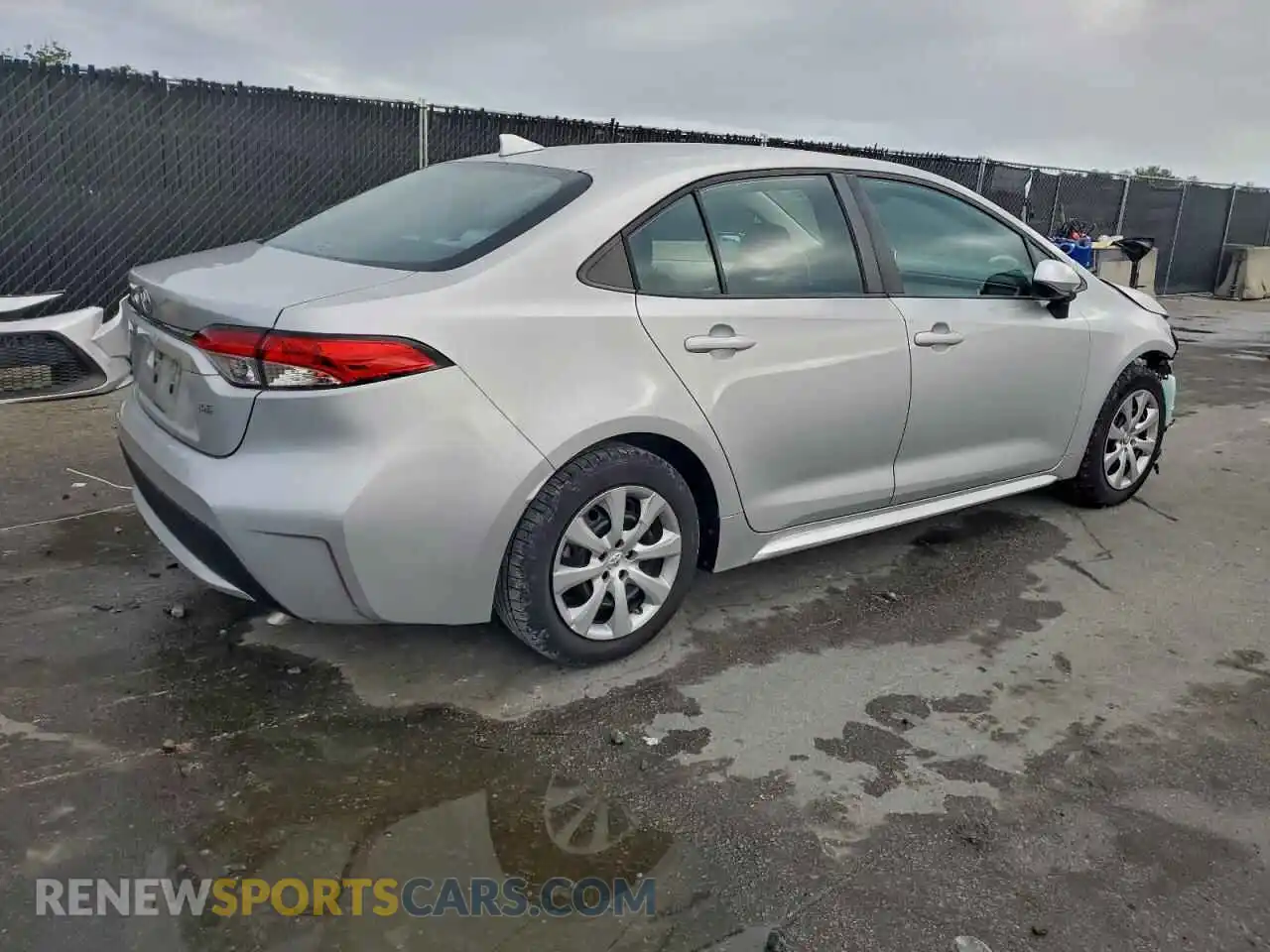 3 Photograph of a damaged car 5YFEPMAE4MP157531 TOYOTA COROLLA 2021