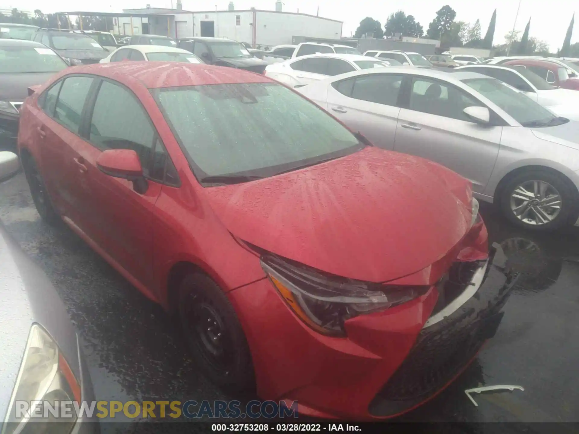 1 Photograph of a damaged car 5YFEPMAE4MP159215 TOYOTA COROLLA 2021