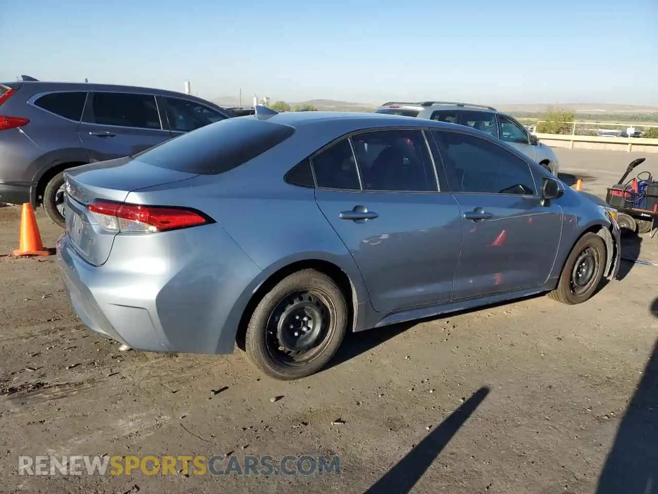 3 Photograph of a damaged car 5YFEPMAE4MP160333 TOYOTA COROLLA 2021