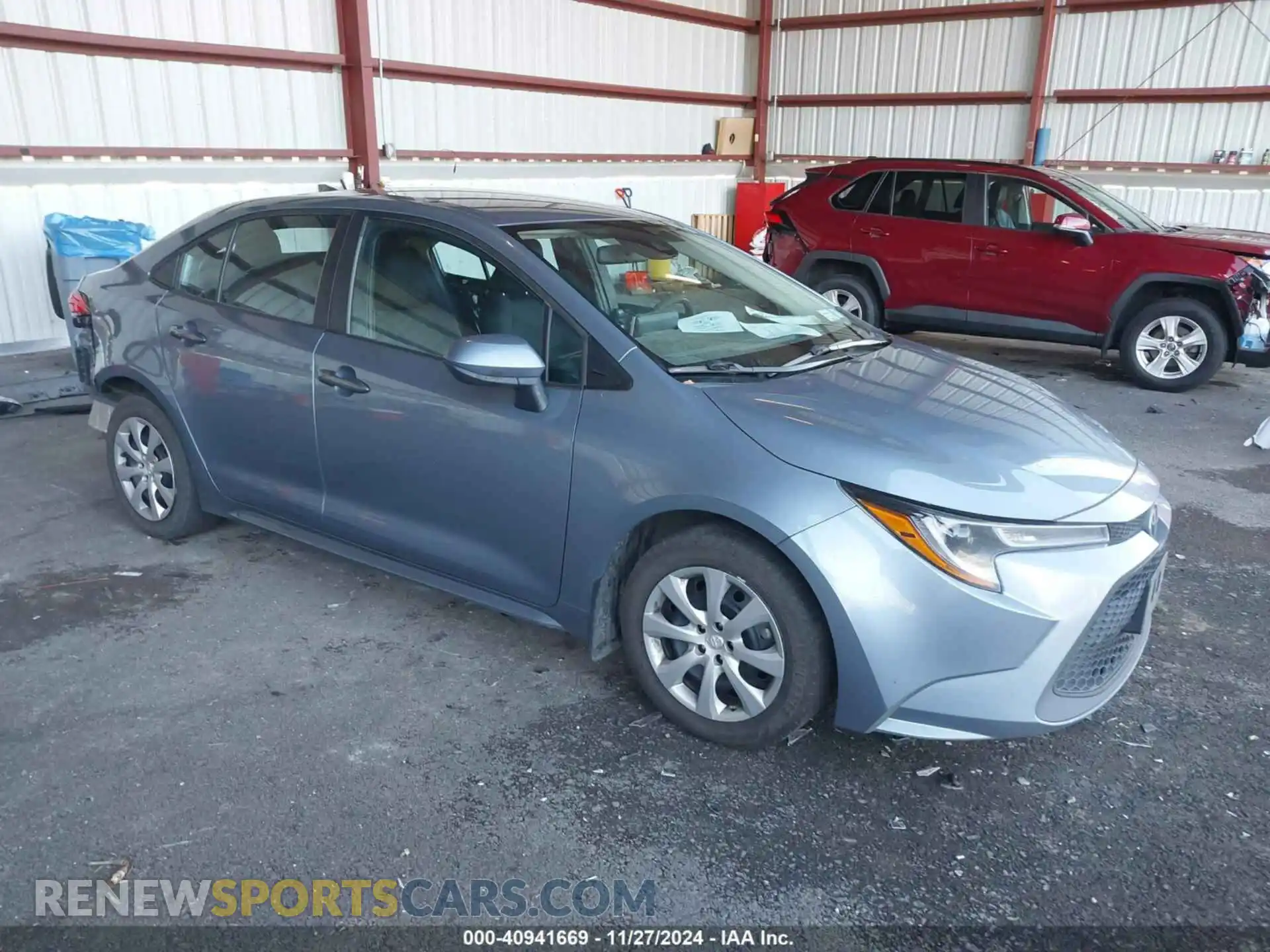 1 Photograph of a damaged car 5YFEPMAE4MP163331 TOYOTA COROLLA 2021