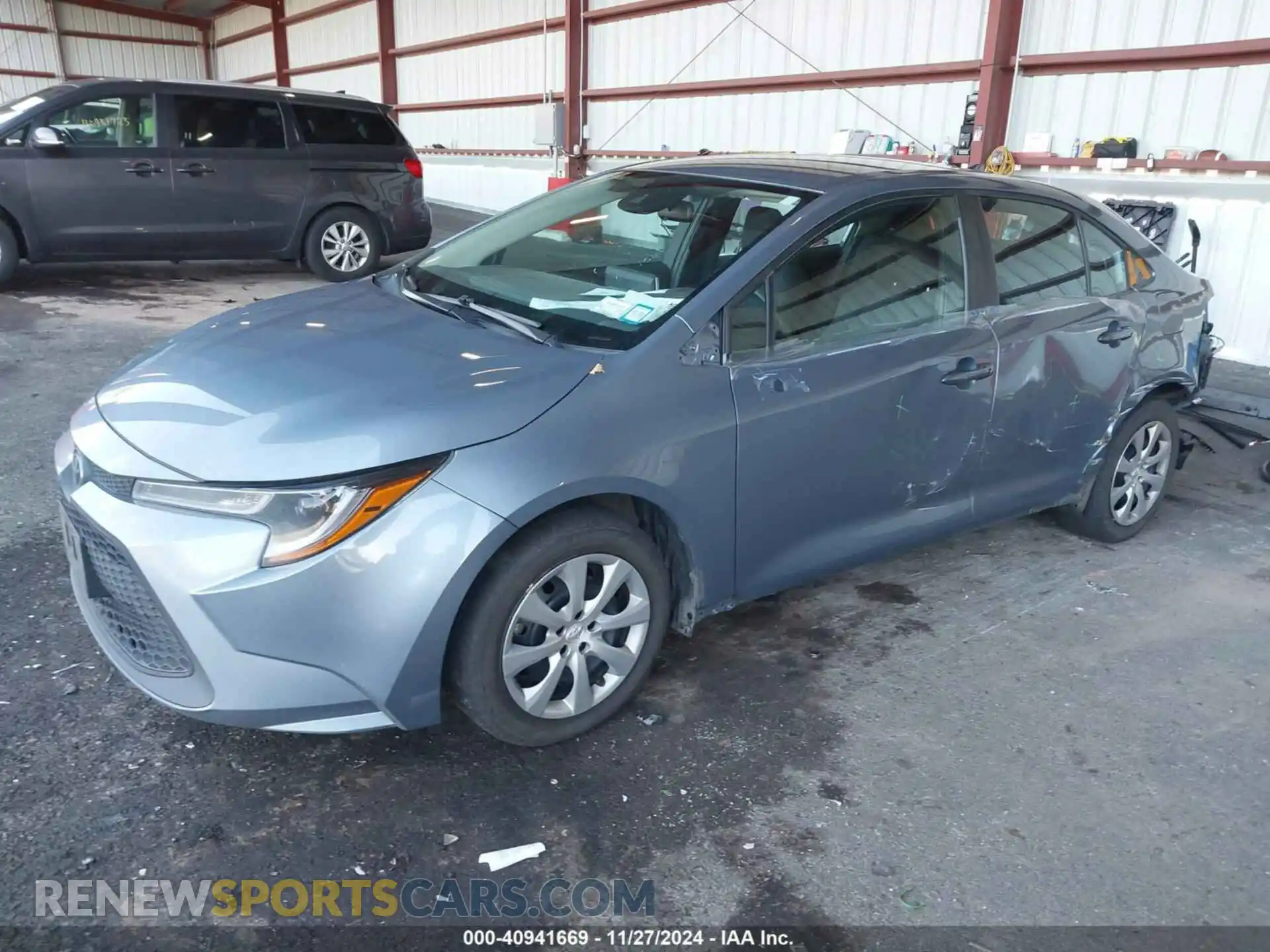 2 Photograph of a damaged car 5YFEPMAE4MP163331 TOYOTA COROLLA 2021