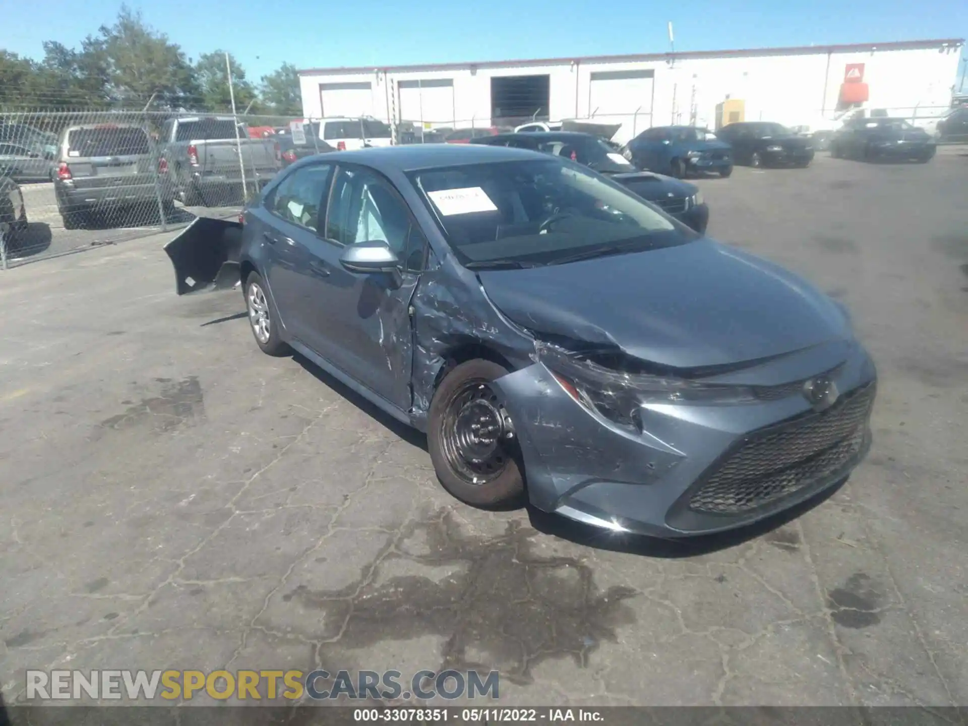1 fotografías del automóvil dañado 5YFEPMAE4MP166200 TOYOTA COROLLA 2021