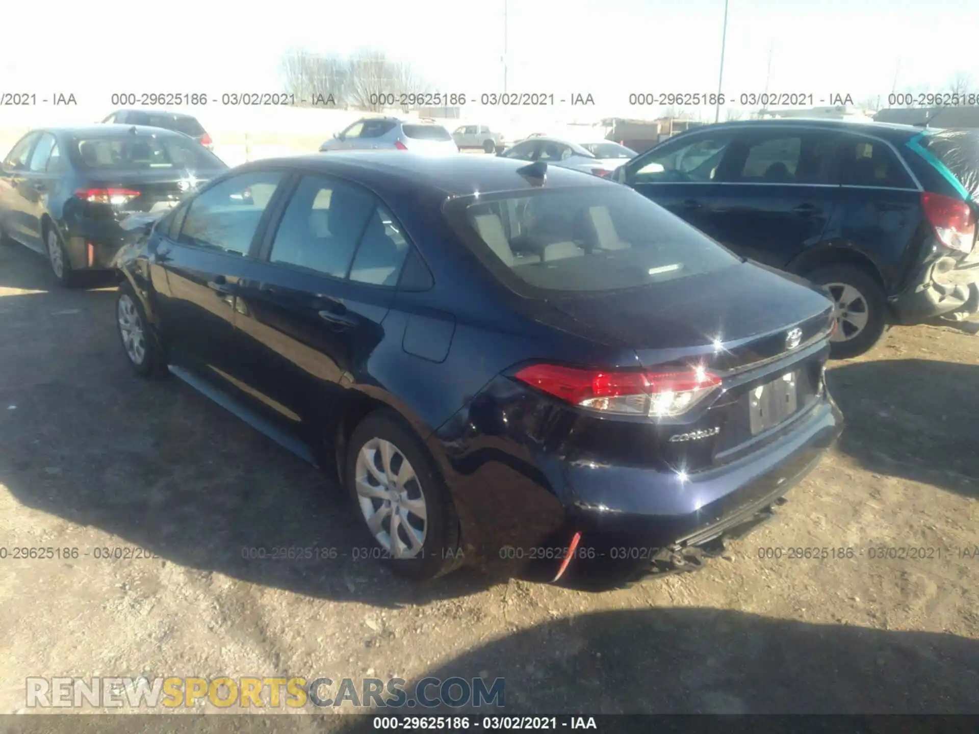 3 Photograph of a damaged car 5YFEPMAE4MP167282 TOYOTA COROLLA 2021