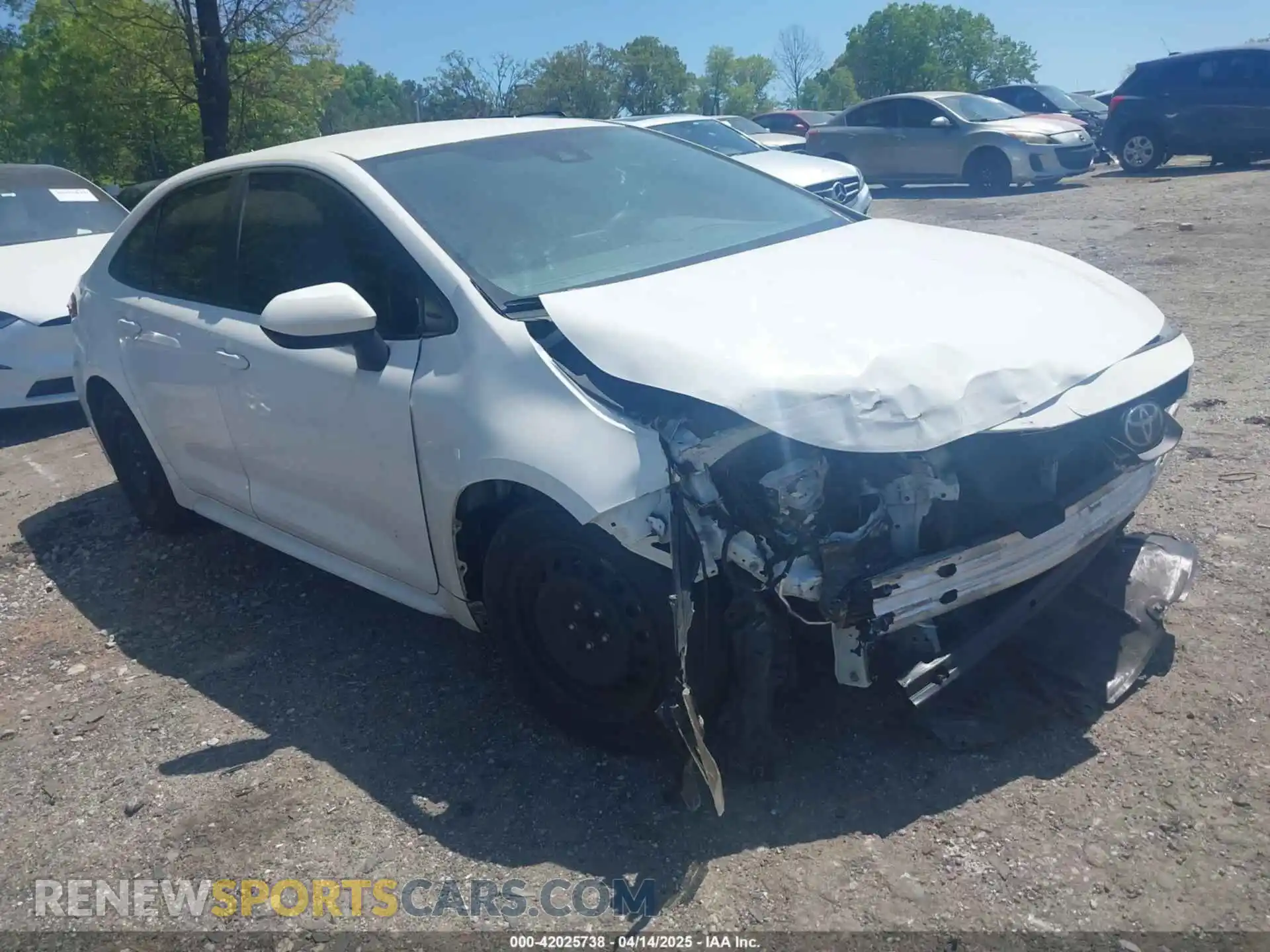 1 Photograph of a damaged car 5YFEPMAE4MP167606 TOYOTA COROLLA 2021