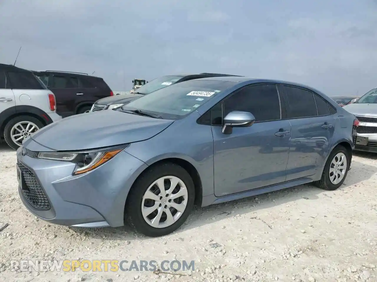 1 Photograph of a damaged car 5YFEPMAE4MP168092 TOYOTA COROLLA 2021