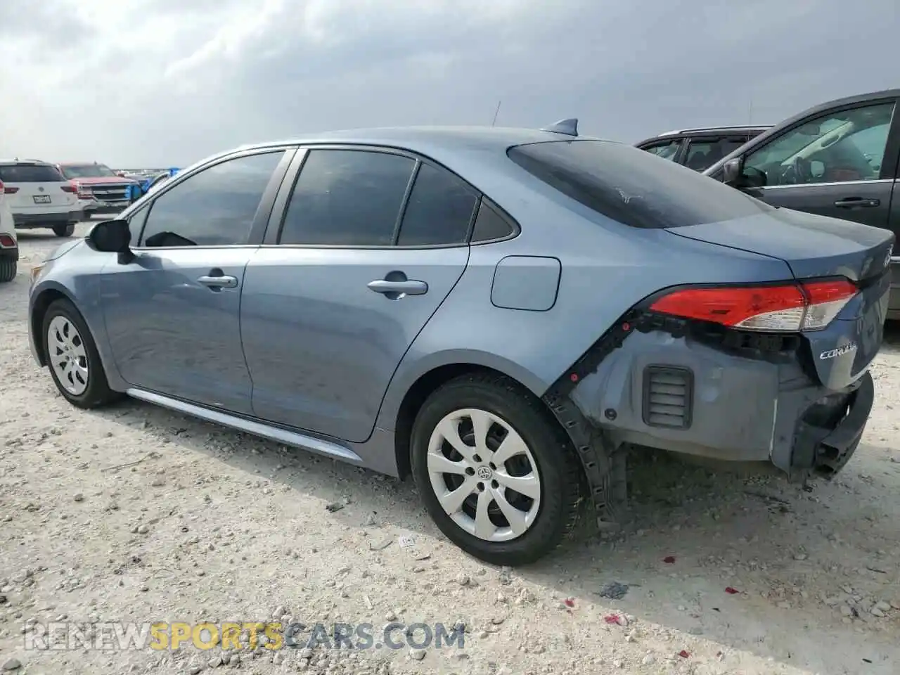 2 Photograph of a damaged car 5YFEPMAE4MP168092 TOYOTA COROLLA 2021