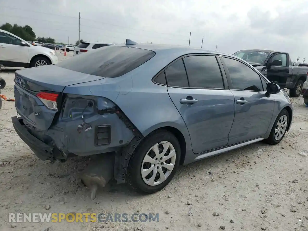3 Photograph of a damaged car 5YFEPMAE4MP168092 TOYOTA COROLLA 2021