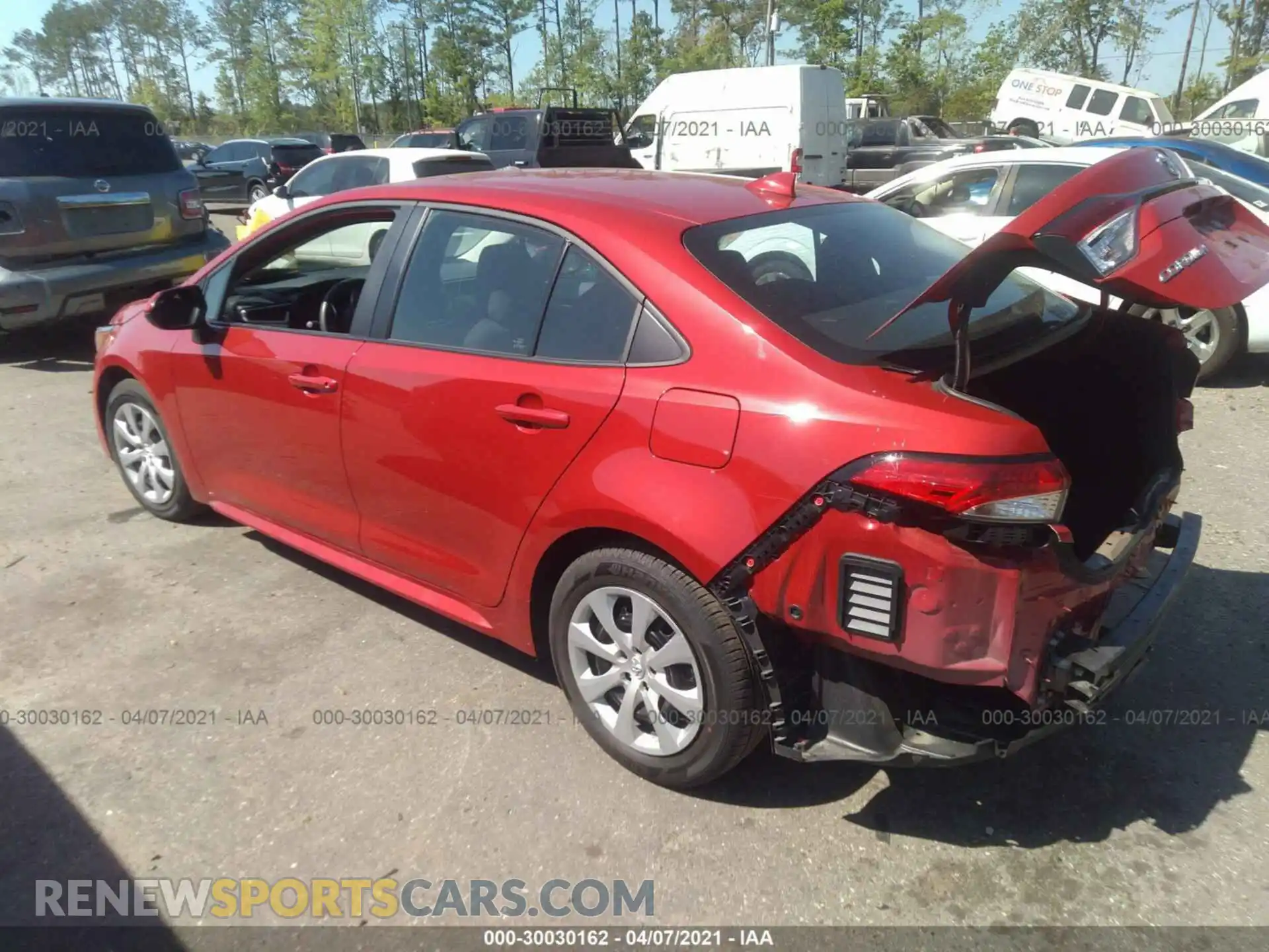 3 Photograph of a damaged car 5YFEPMAE4MP168819 TOYOTA COROLLA 2021