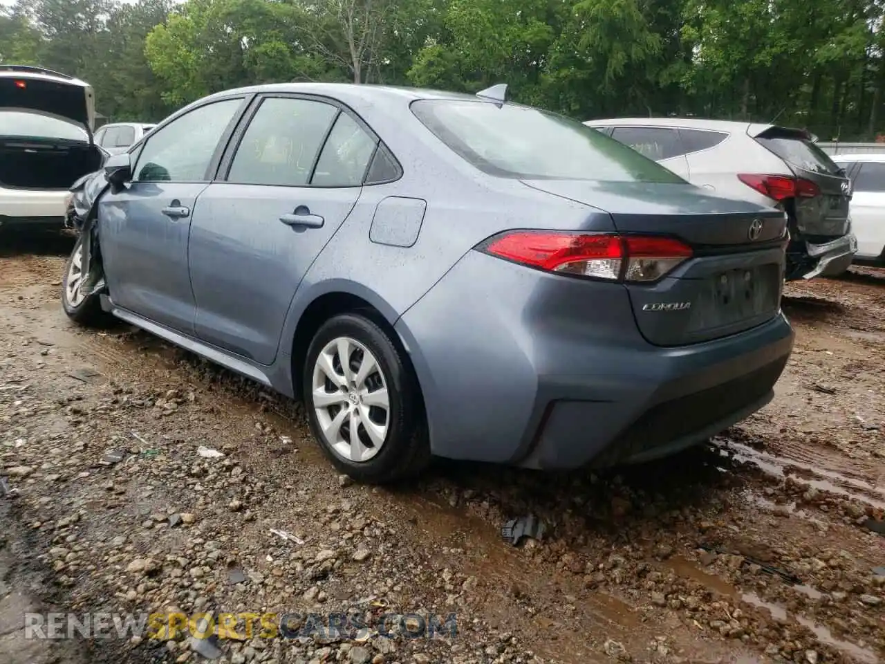 3 Photograph of a damaged car 5YFEPMAE4MP169839 TOYOTA COROLLA 2021