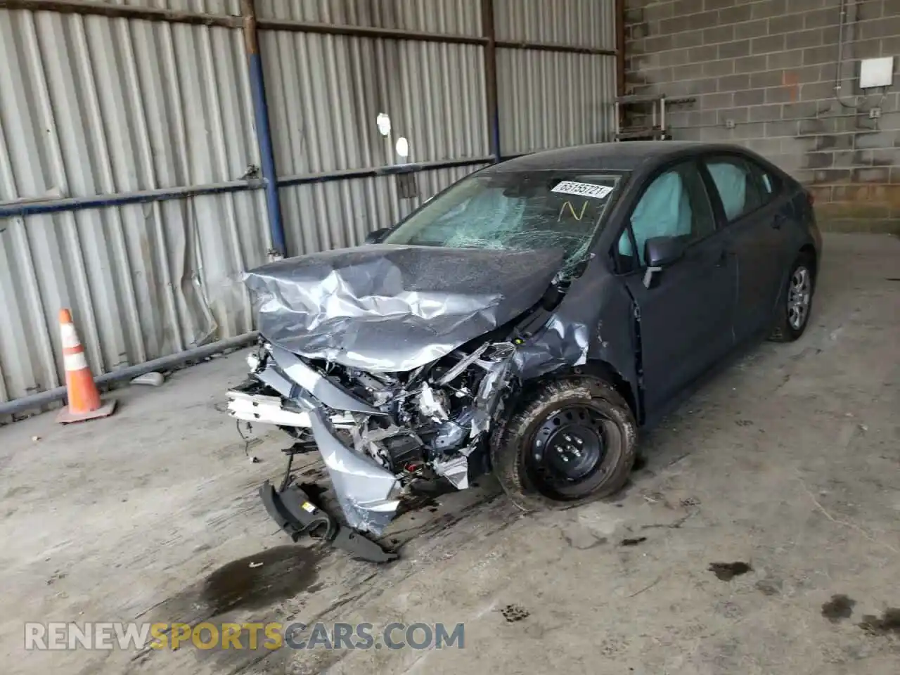 2 Фотография поврежденного автомобиля 5YFEPMAE4MP170988 TOYOTA COROLLA 2021