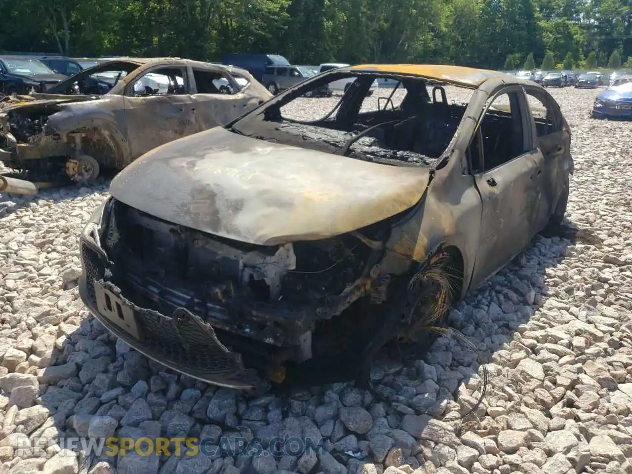 2 Photograph of a damaged car 5YFEPMAE4MP171185 TOYOTA COROLLA 2021