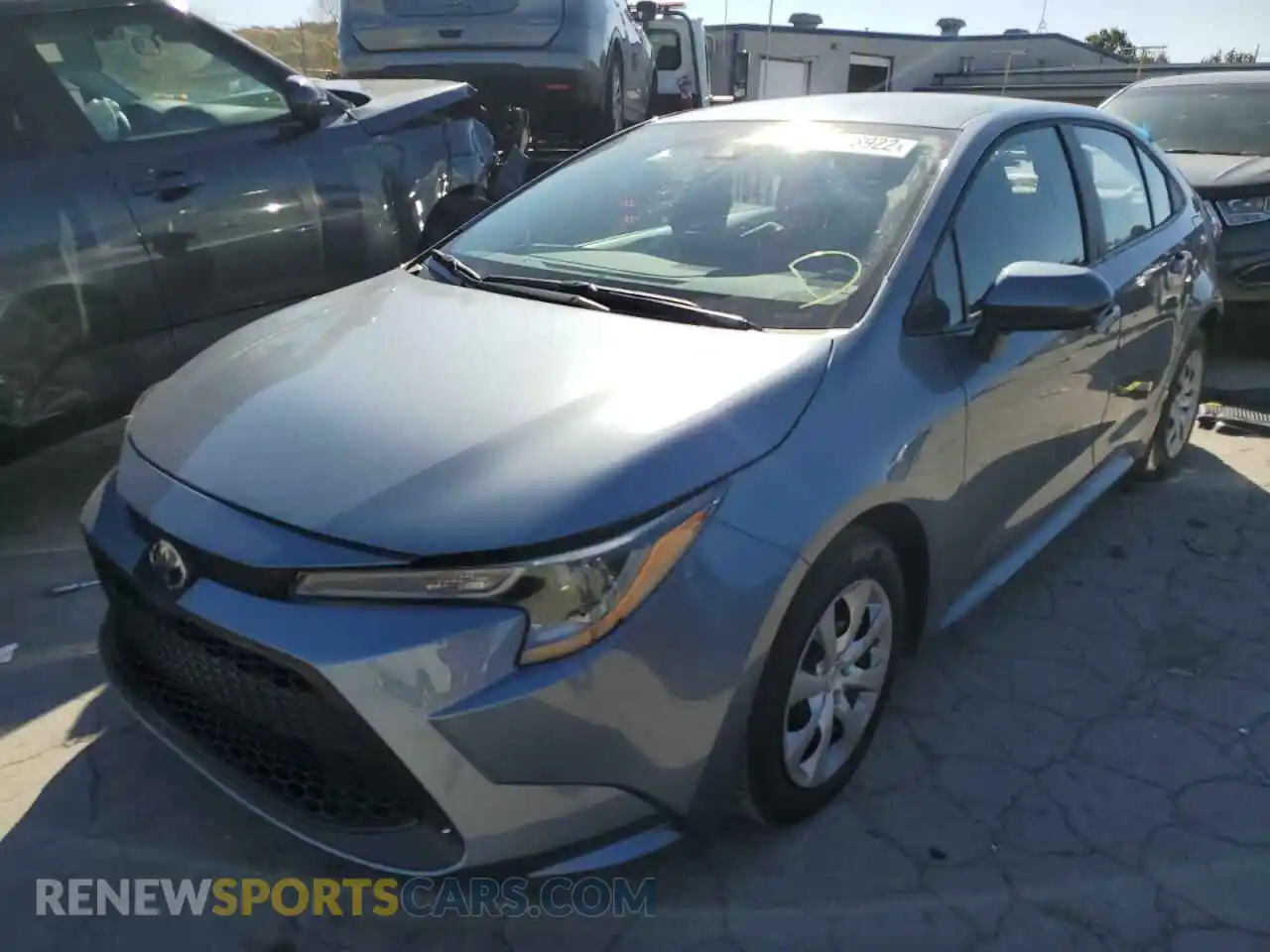 2 Photograph of a damaged car 5YFEPMAE4MP171283 TOYOTA COROLLA 2021