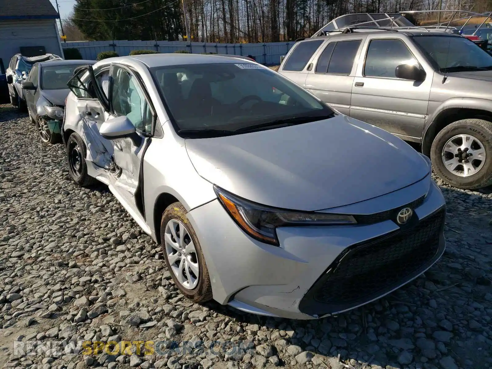 1 Photograph of a damaged car 5YFEPMAE4MP172627 TOYOTA COROLLA 2021