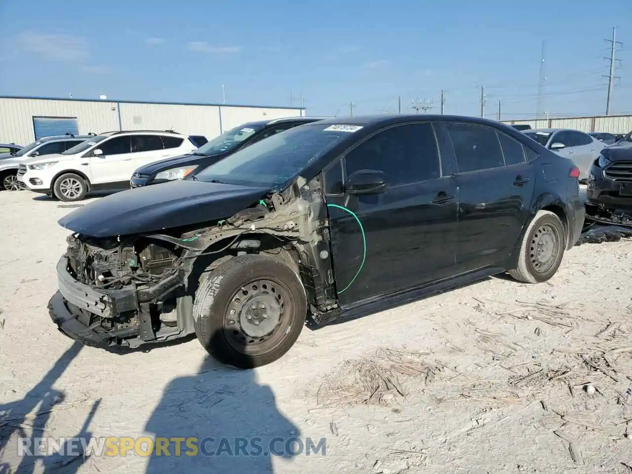1 Photograph of a damaged car 5YFEPMAE4MP173521 TOYOTA COROLLA 2021