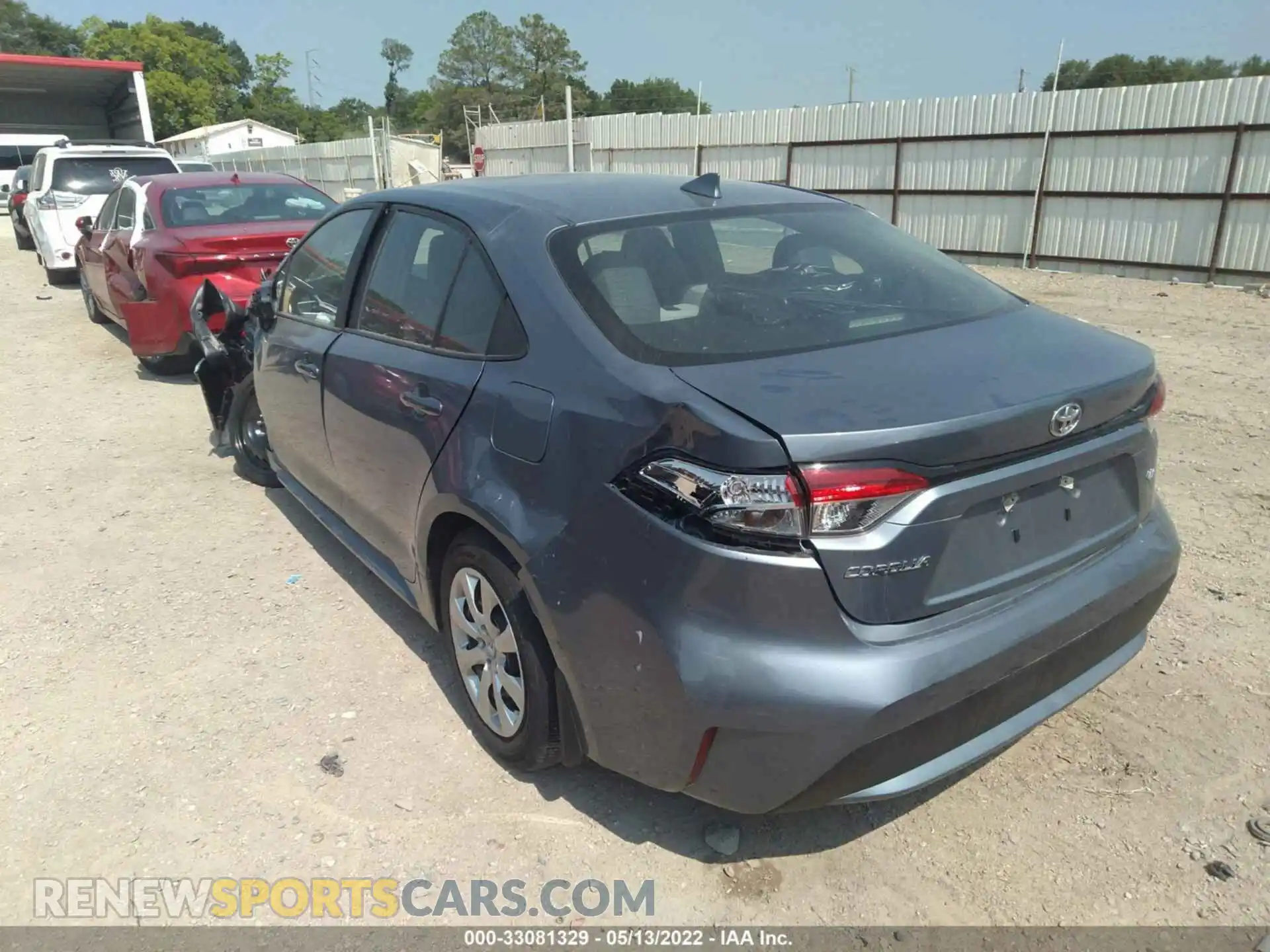 3 Photograph of a damaged car 5YFEPMAE4MP173986 TOYOTA COROLLA 2021
