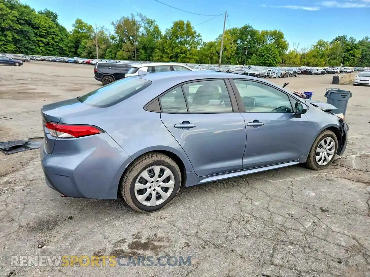 3 Photograph of a damaged car 5YFEPMAE4MP175186 TOYOTA COROLLA 2021