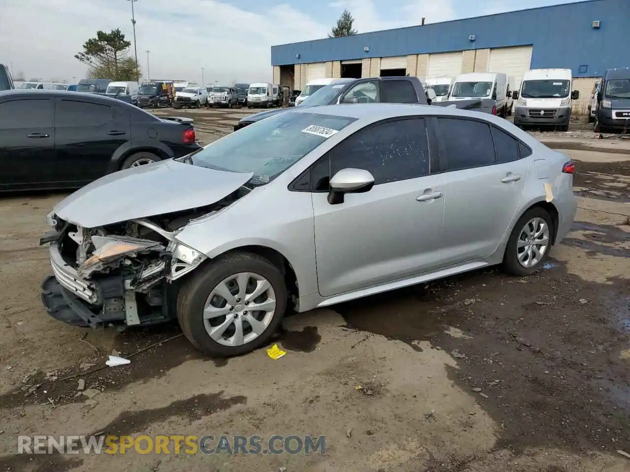 1 Photograph of a damaged car 5YFEPMAE4MP178461 TOYOTA COROLLA 2021