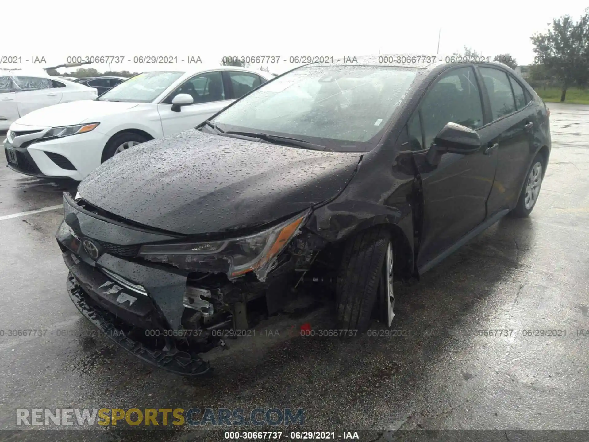 2 Photograph of a damaged car 5YFEPMAE4MP178671 TOYOTA COROLLA 2021
