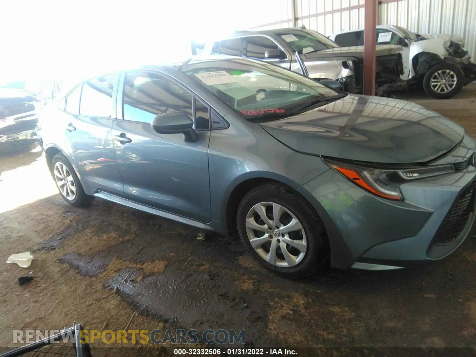 1 Photograph of a damaged car 5YFEPMAE4MP178752 TOYOTA COROLLA 2021