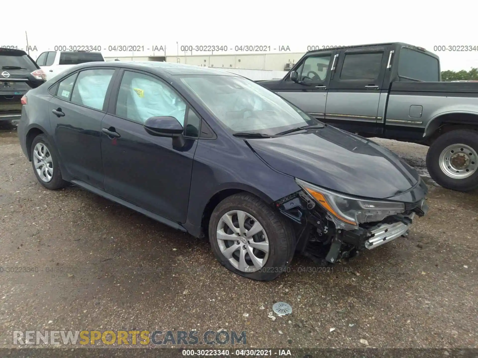 1 Photograph of a damaged car 5YFEPMAE4MP178945 TOYOTA COROLLA 2021