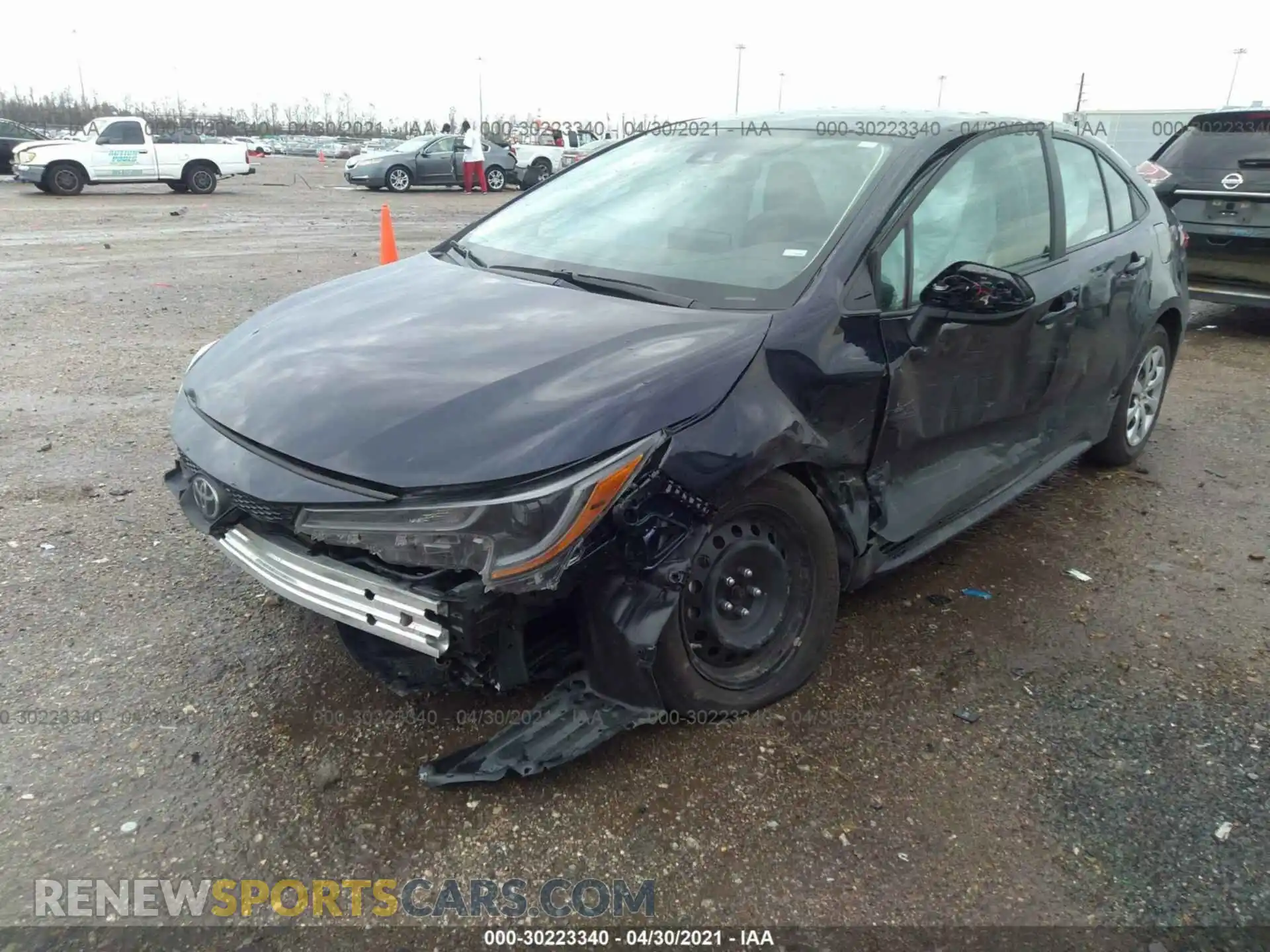 2 Photograph of a damaged car 5YFEPMAE4MP178945 TOYOTA COROLLA 2021