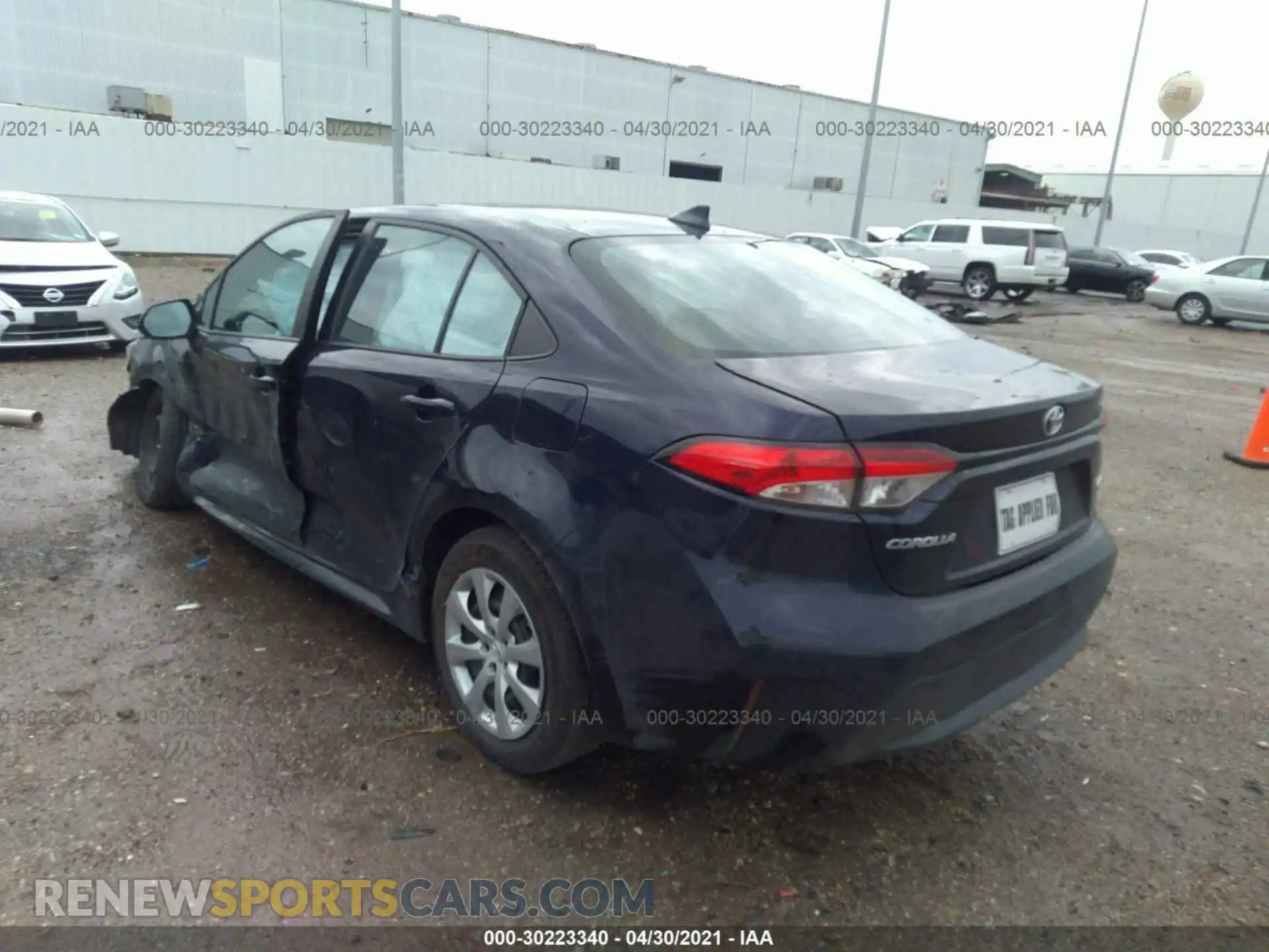3 Photograph of a damaged car 5YFEPMAE4MP178945 TOYOTA COROLLA 2021