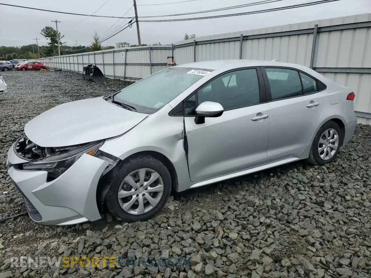 1 Фотография поврежденного автомобиля 5YFEPMAE4MP179335 TOYOTA COROLLA 2021